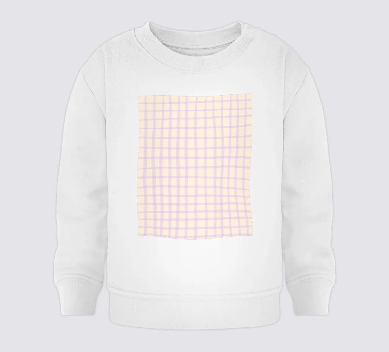 Griglia astratta semplice e retrò felpa neonato da Wackapacka