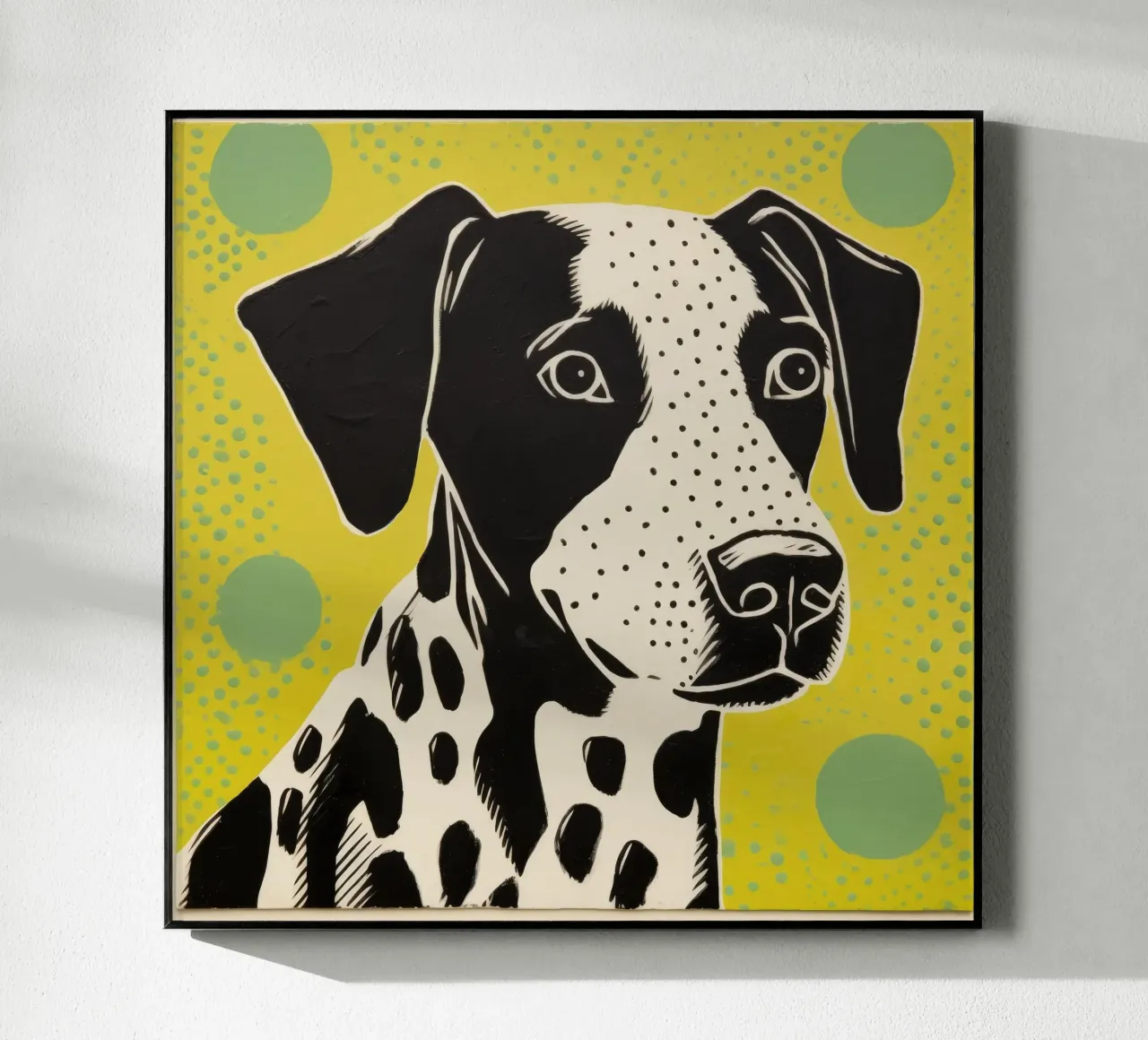 Cane verde plexiglass da Minimal Animal Art