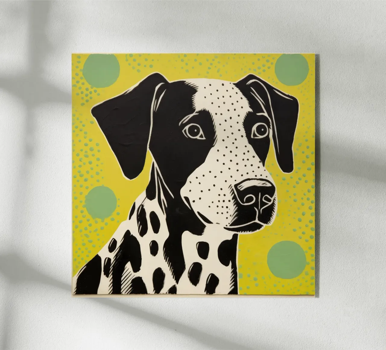 Cane verde plexiglass da Minimal Animal Art