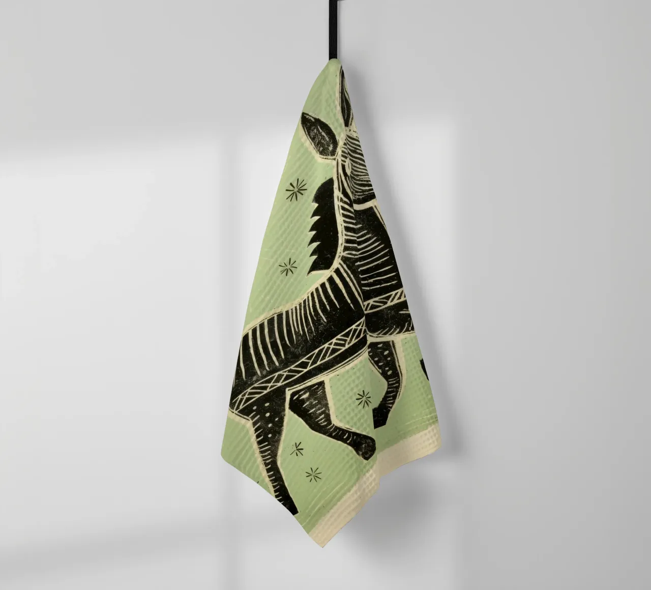 L'âne vert torchon de Minimal Animal Art