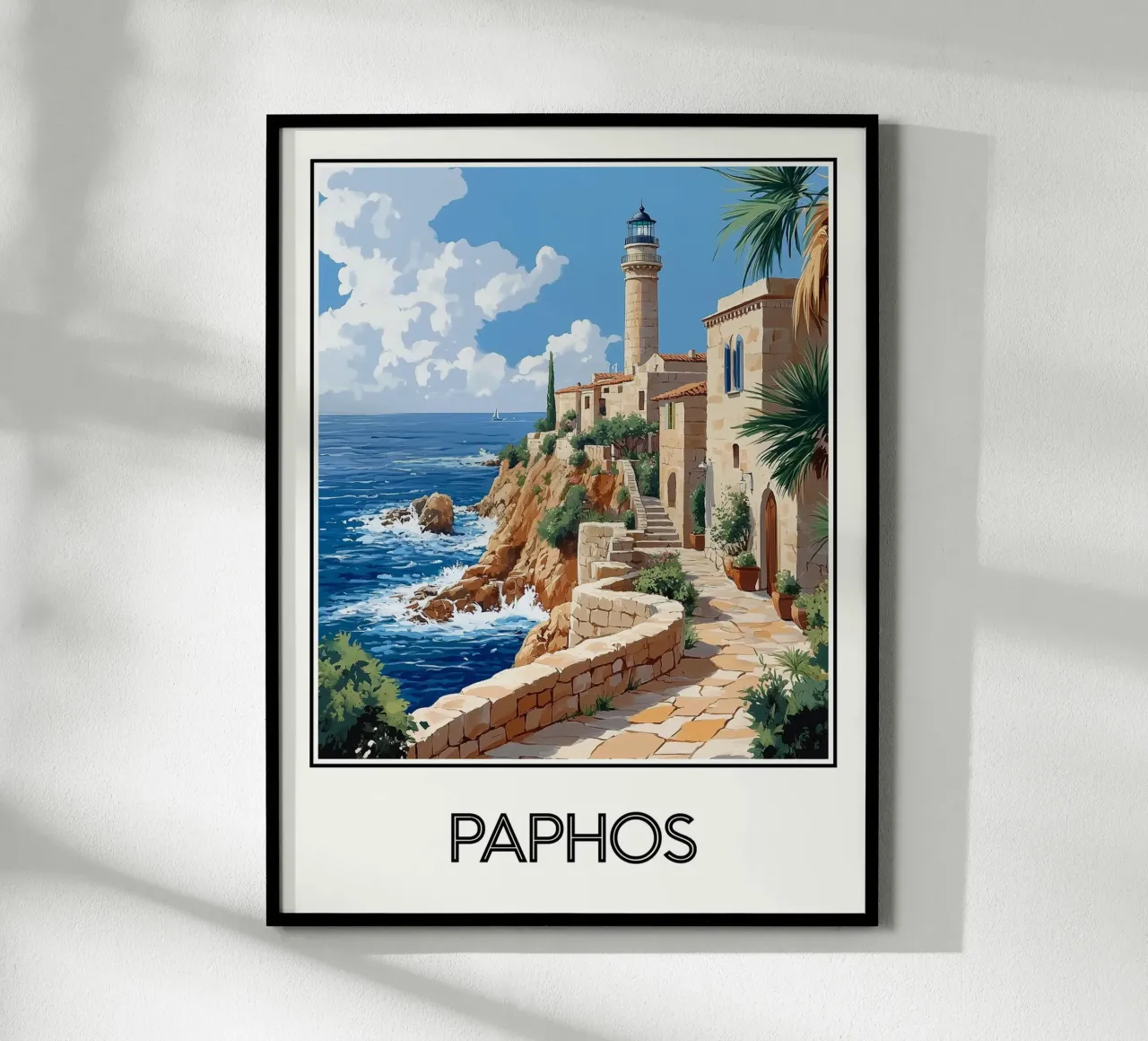 Paphos poster da Frame the World