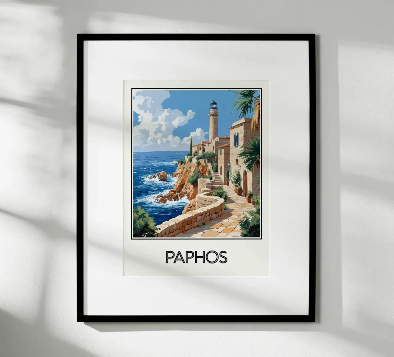 Paphos poster da Frame the World