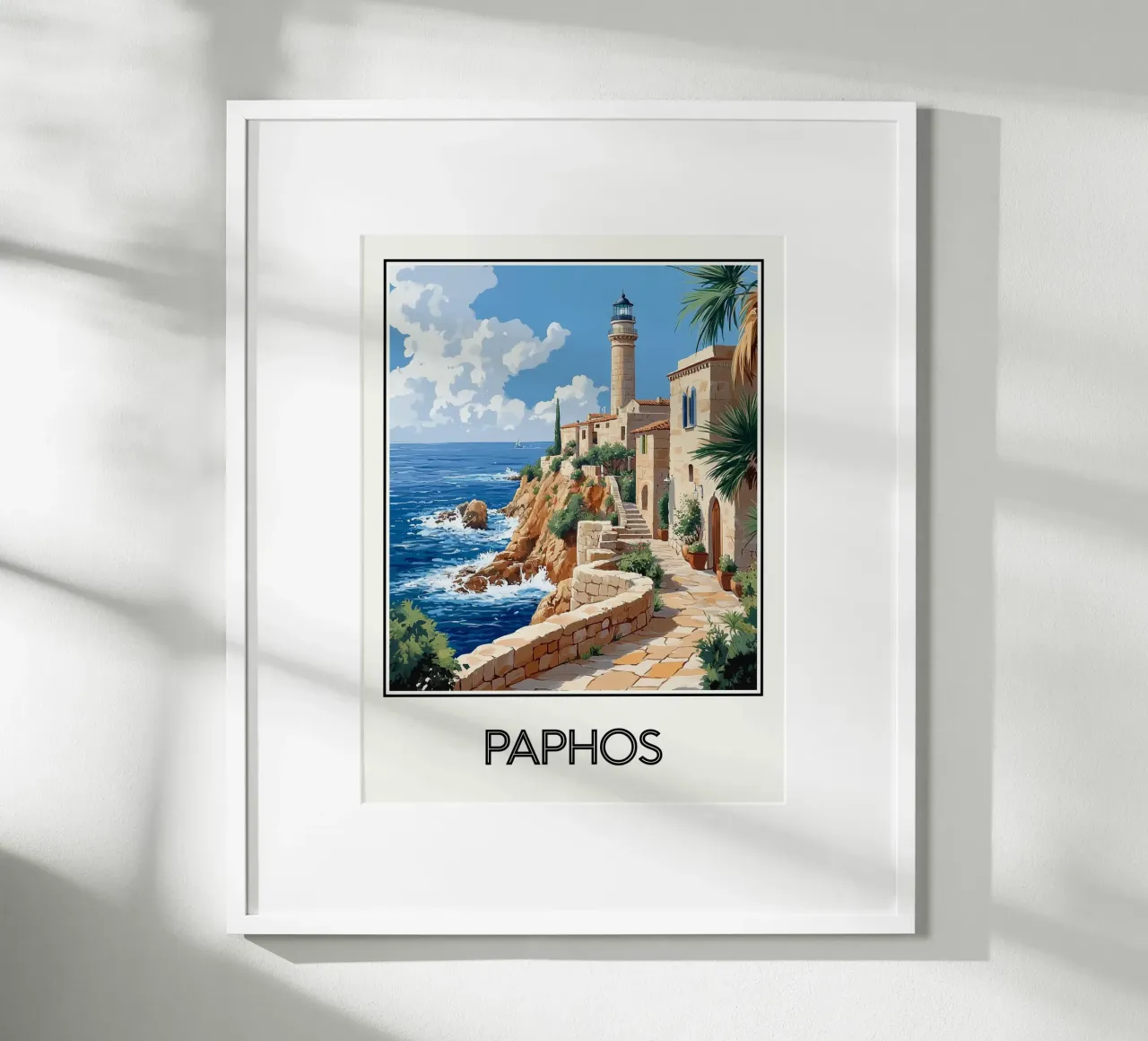 Paphos poster da Frame the World