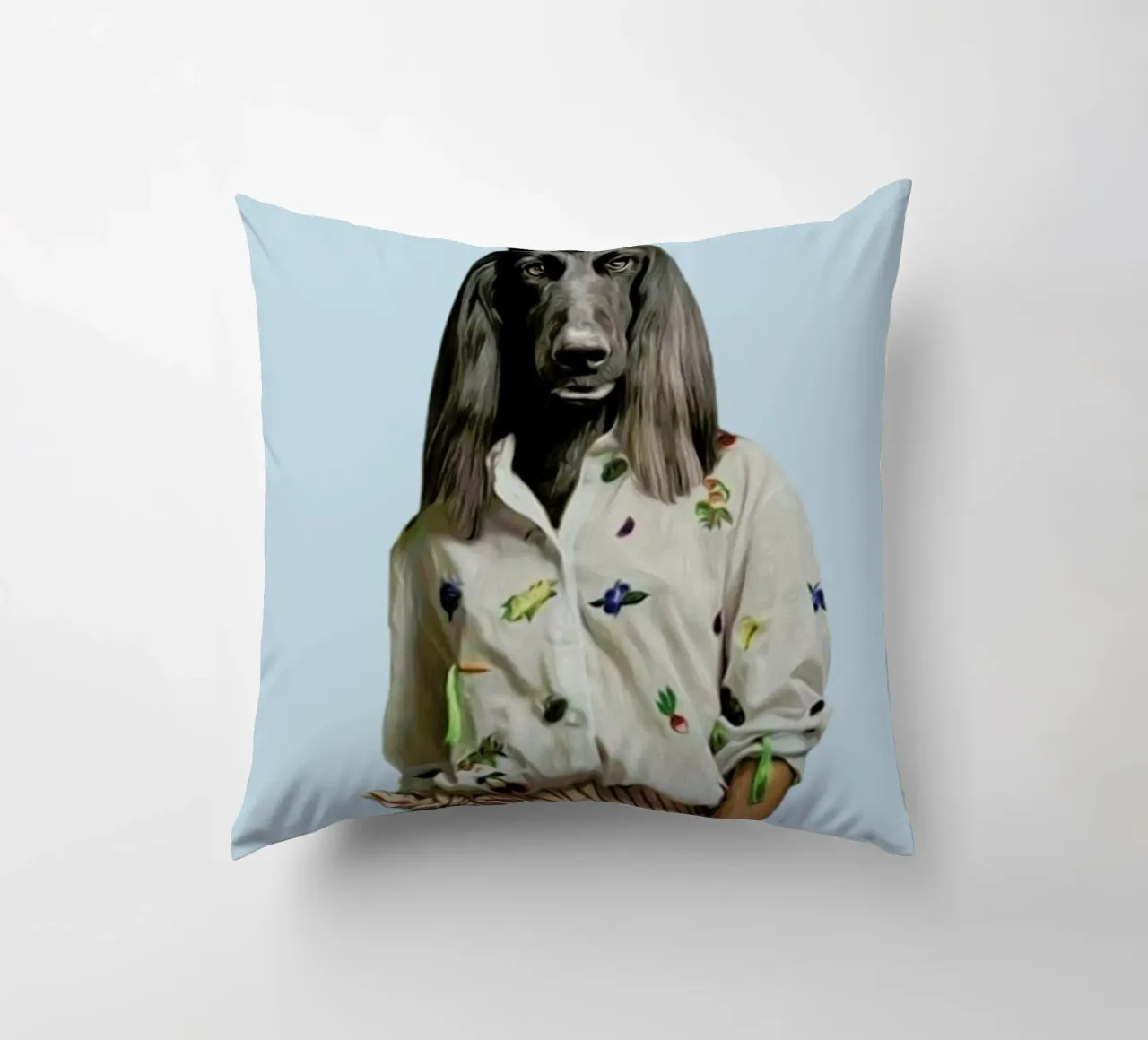 Madame Boulevard decorative cushion by Mrs. Pepper's Designs