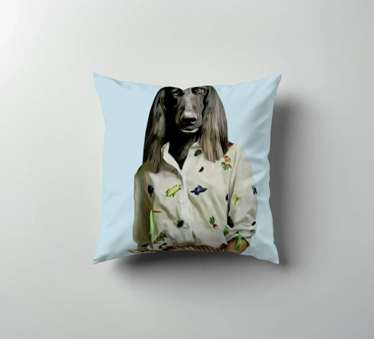 Madame Boulevard decorative cushion by Mrs. Pepper's Designs