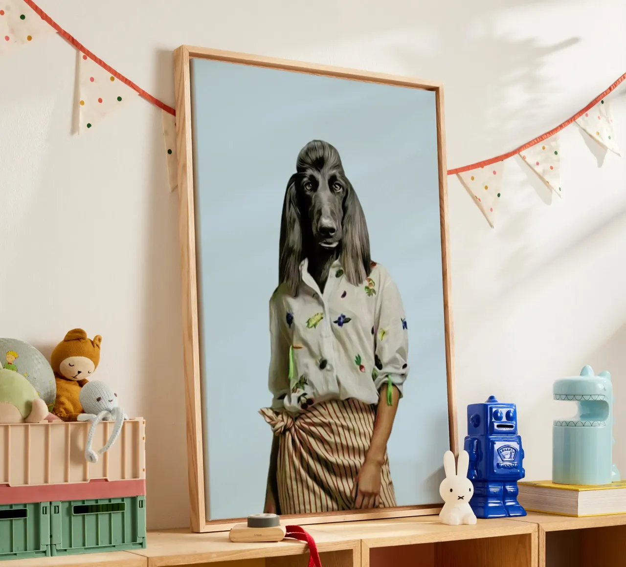 Madame Boulevard canvas met Baklijst van Mrs. Pepper's Designs