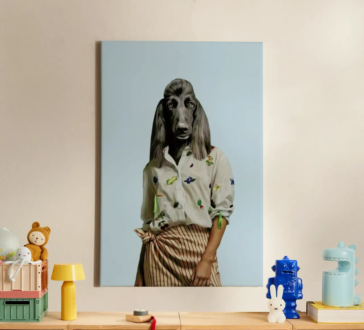 Madame Boulevard canvas met Baklijst van Mrs. Pepper's Designs