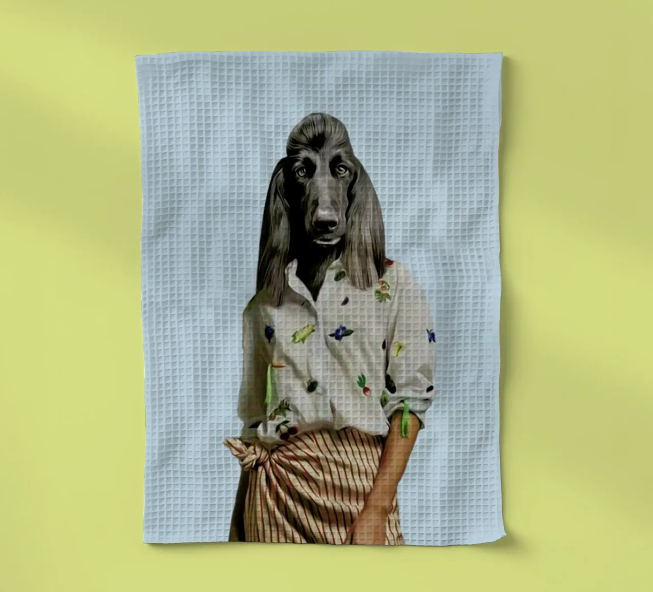 Madame Boulevard tea towel by Mrs. Pepper's Designs