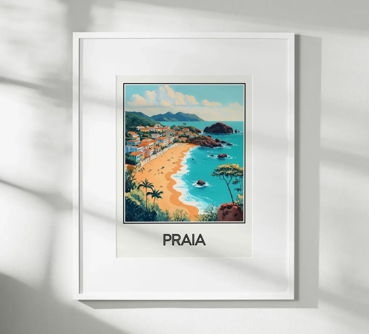 Spiaggia poster da Frame the World
