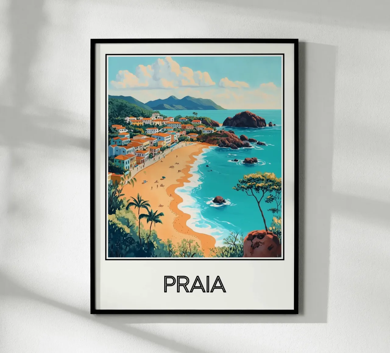 Spiaggia poster da Frame the World