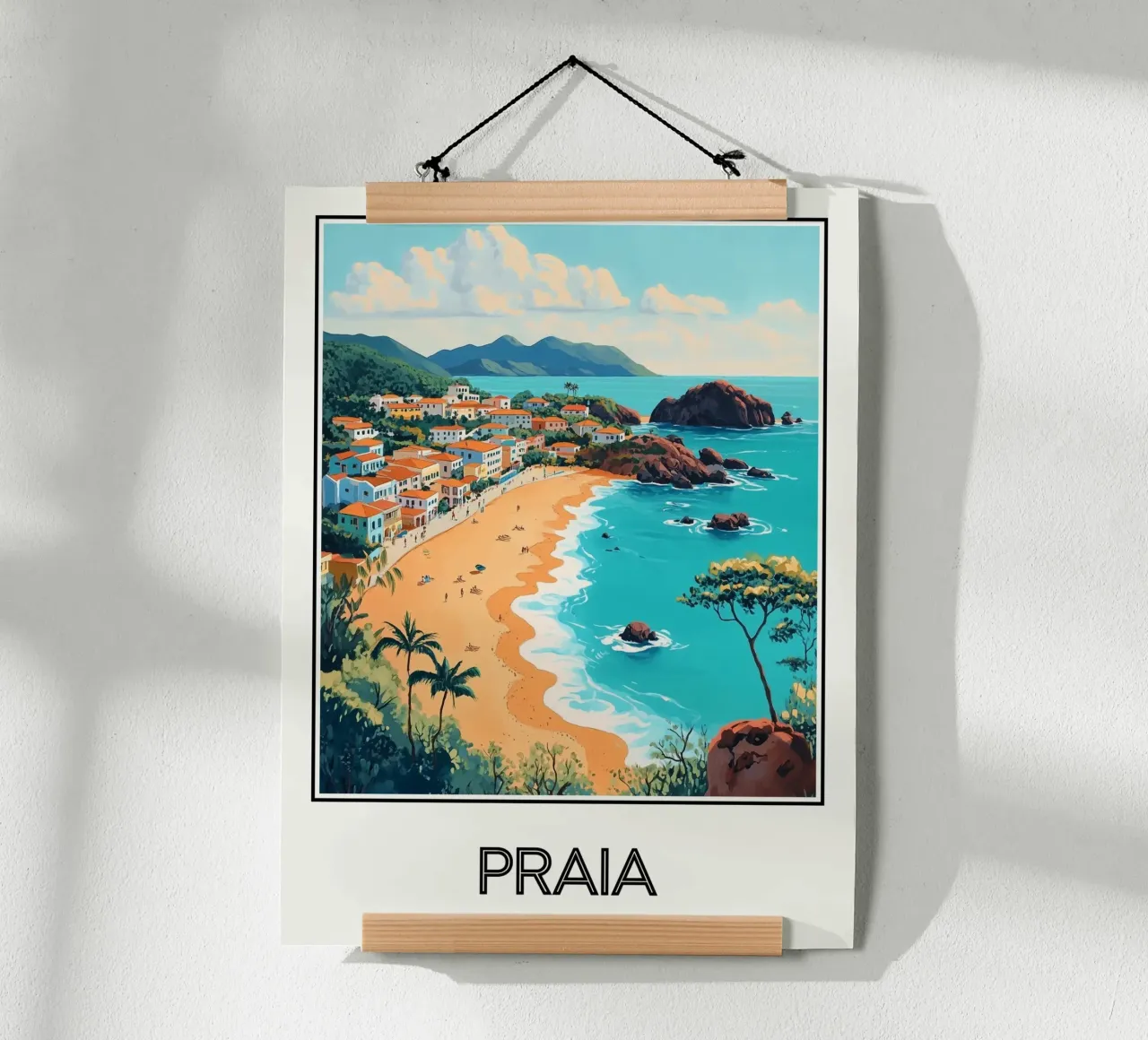 Spiaggia poster da Frame the World