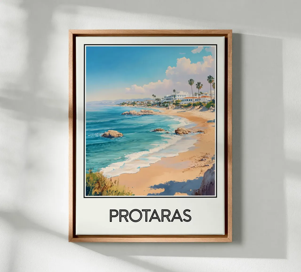 Protaras tela con Cornice a cassetta da Frame the World