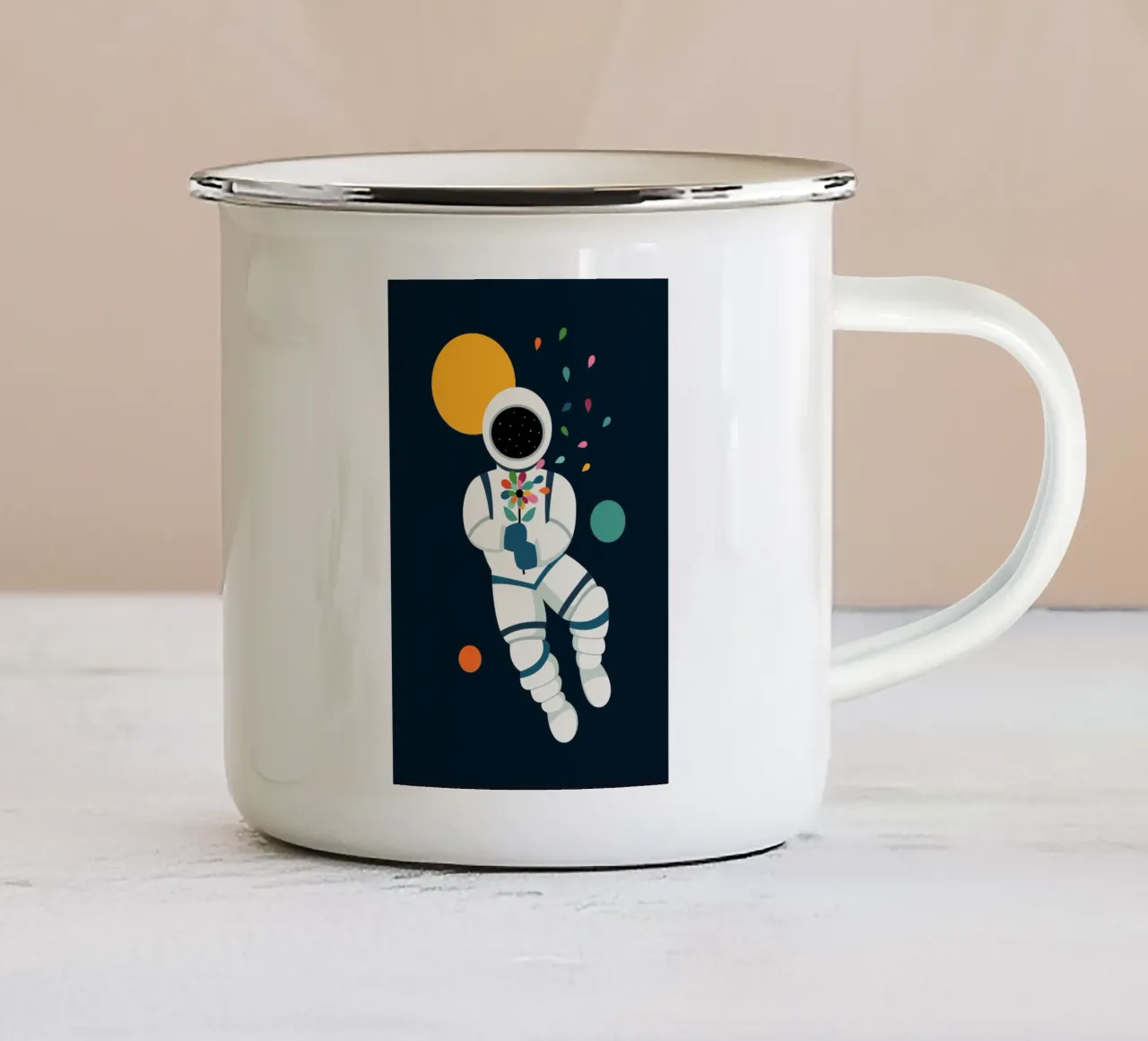 L'ultimo bello tazza in smalto da Andy Westface