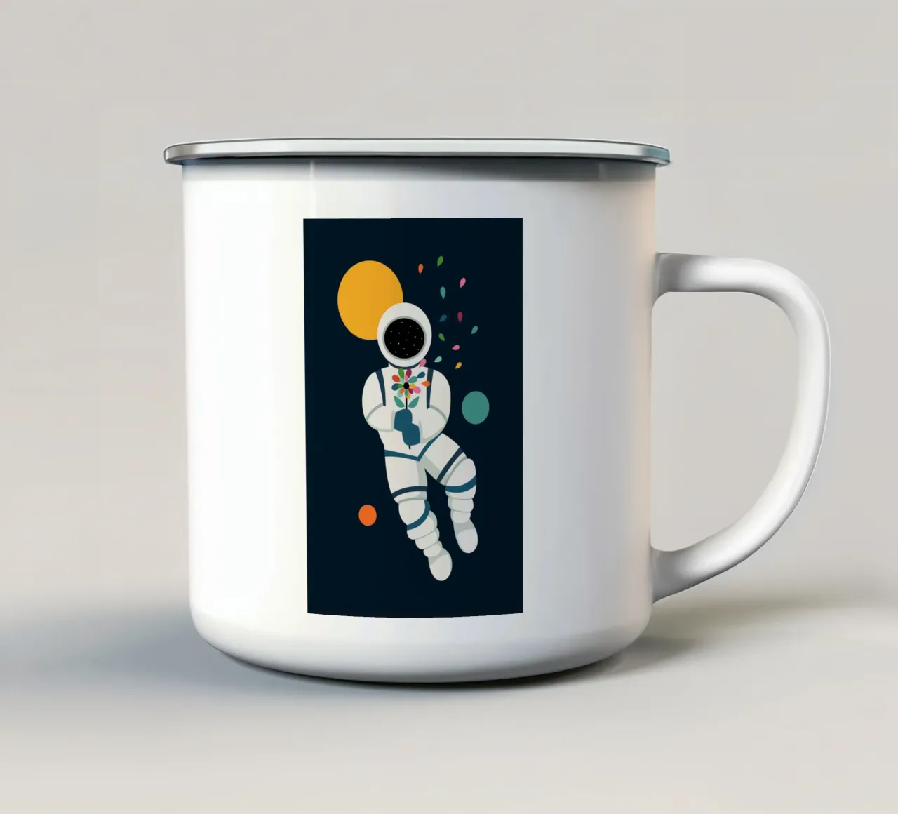 L'ultimo bello tazza in smalto da Andy Westface