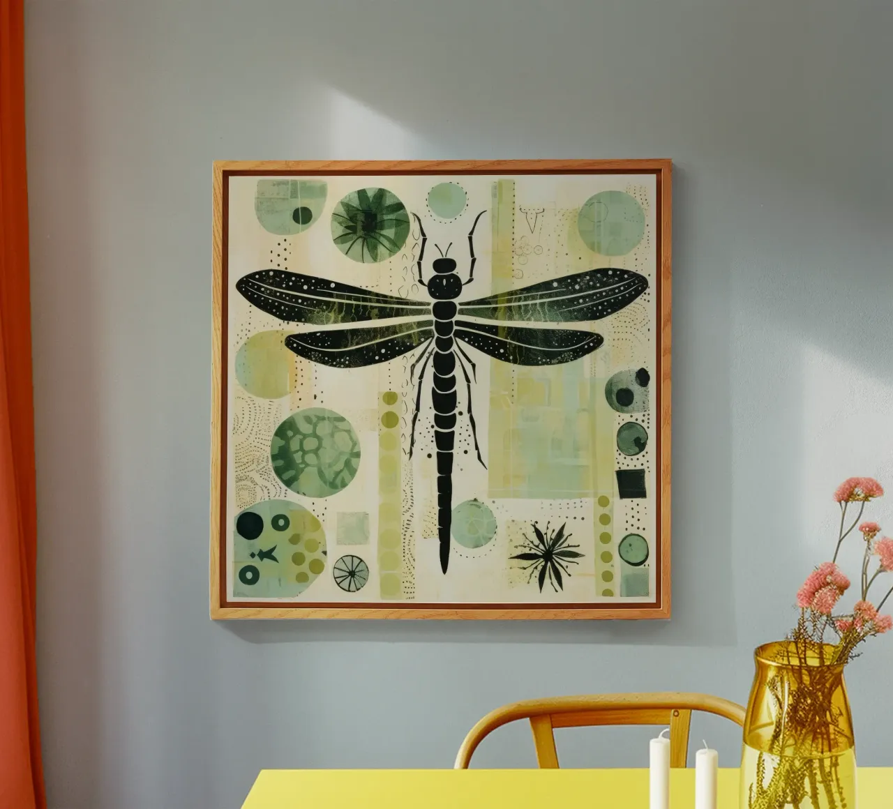 Libellula verde plexiglass da Minimal Animal Art