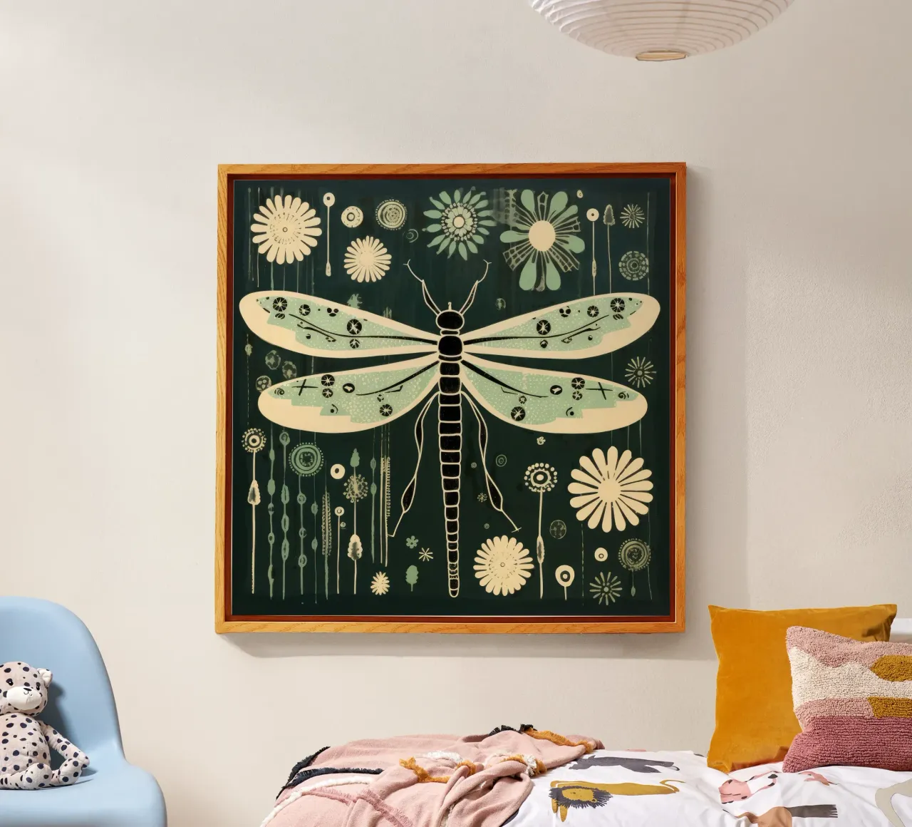 Libellula verde plexiglass da Minimal Animal Art