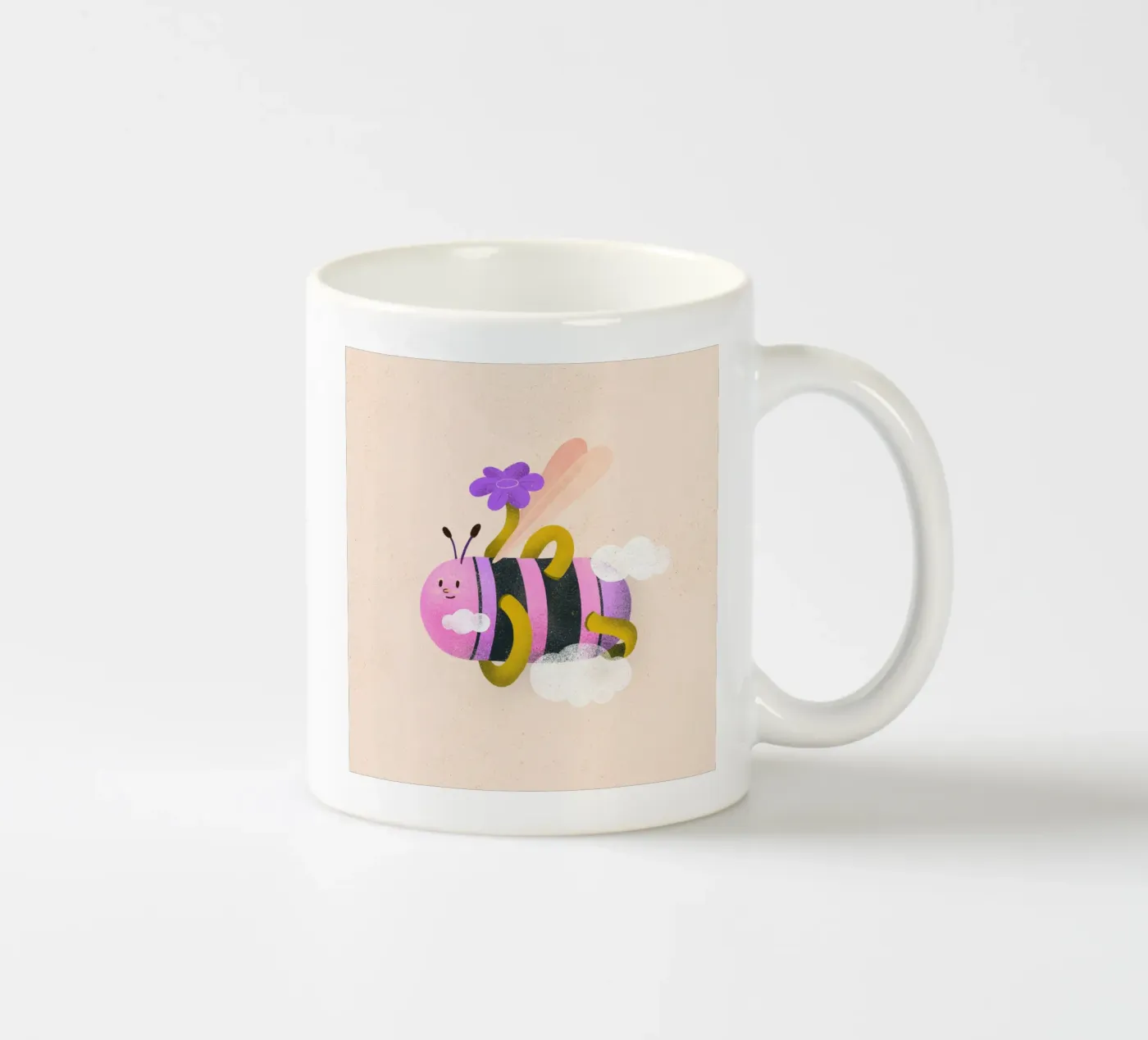 Bold bee ceramic mug by Bold & Beautiful