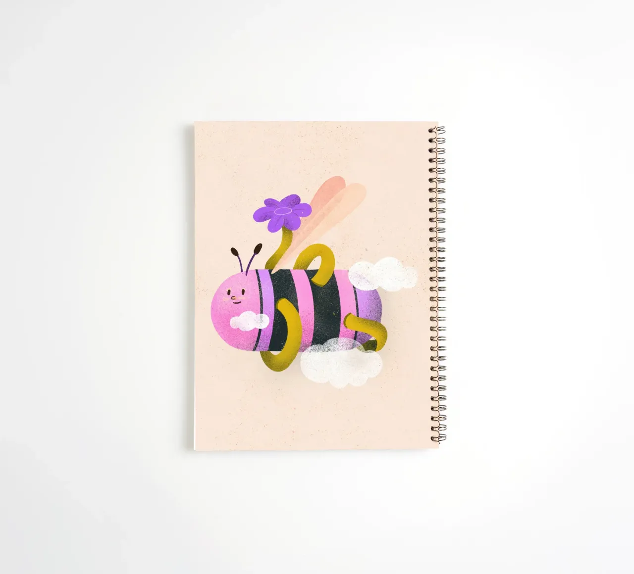 Bold bee spiral notebook by Bold & Beautiful