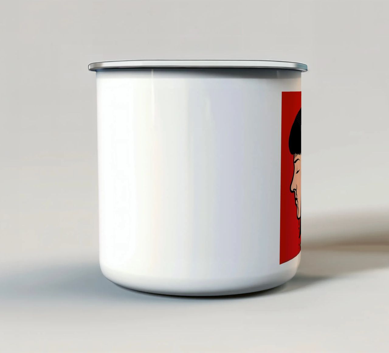 Mia tazza in smalto da Van Orton Design