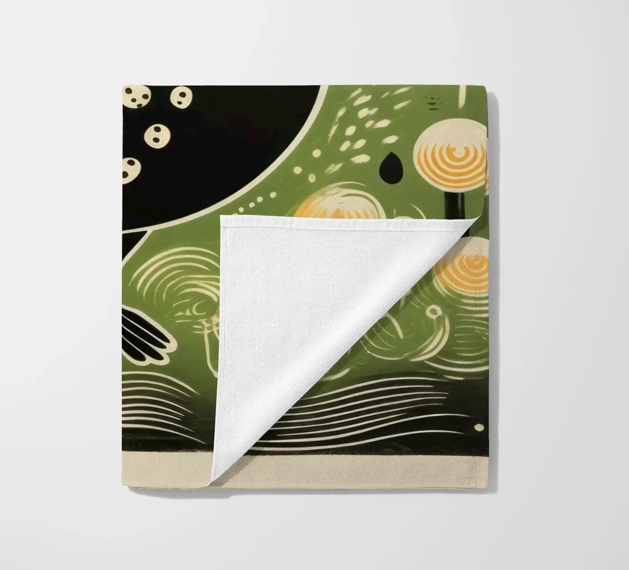Anatra verde 2 telo mare da Minimal Animal Art