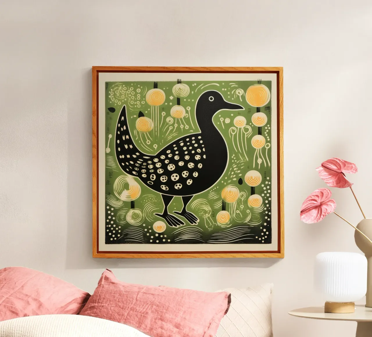 Anatra verde plexiglass da Minimal Animal Art