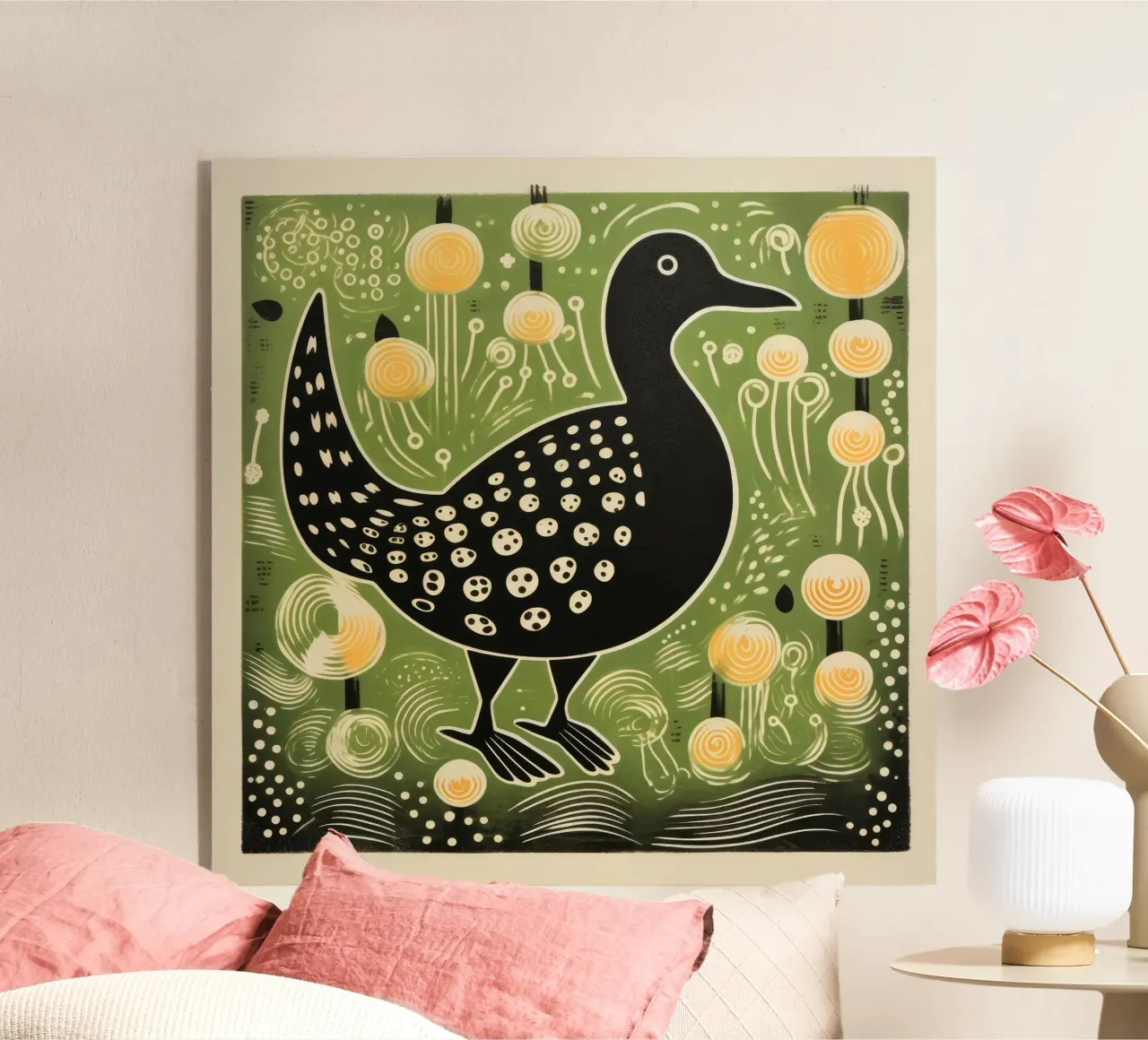 Anatra verde plexiglass da Minimal Animal Art