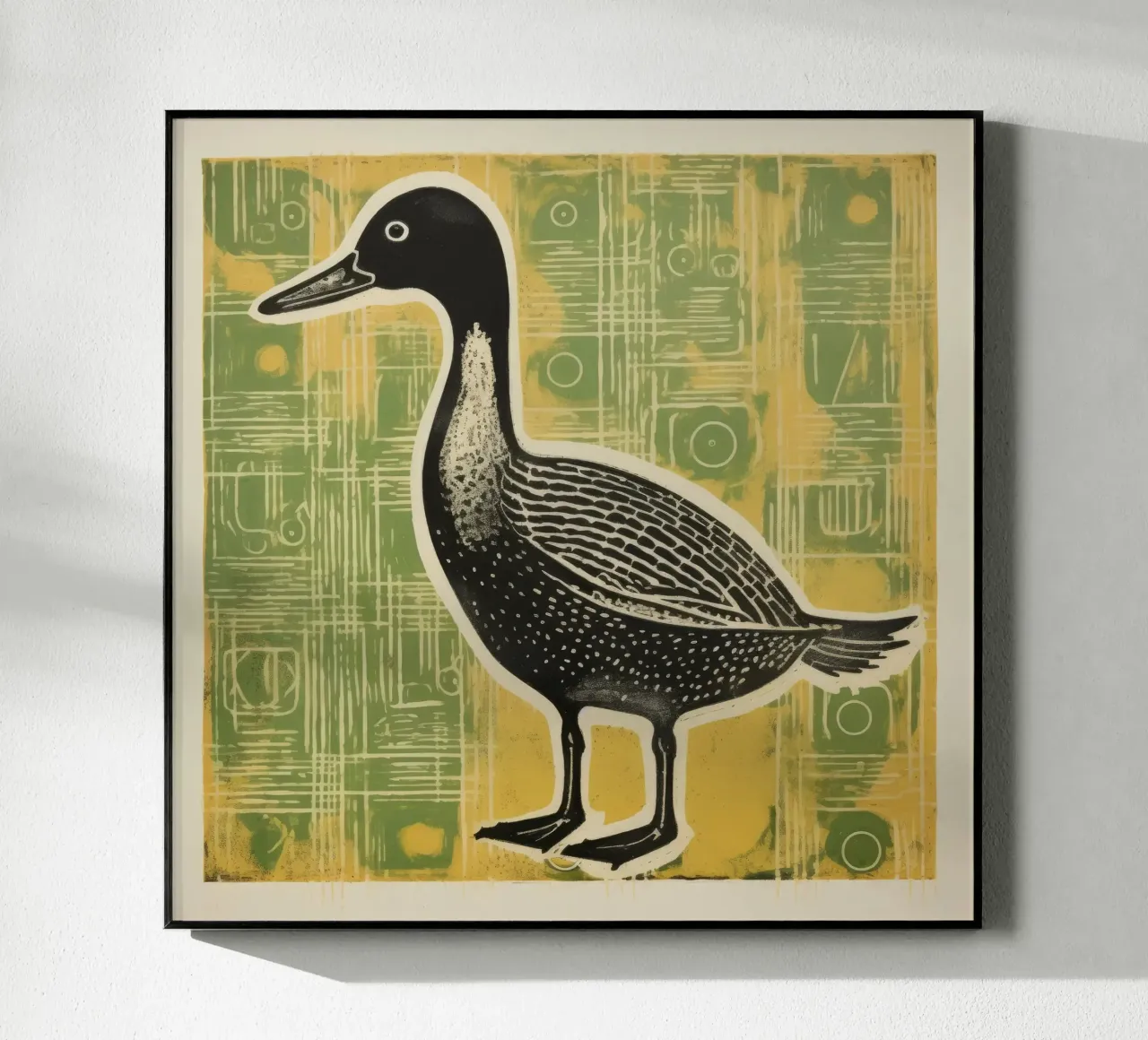 Anatra verde plexiglass da Minimal Animal Art