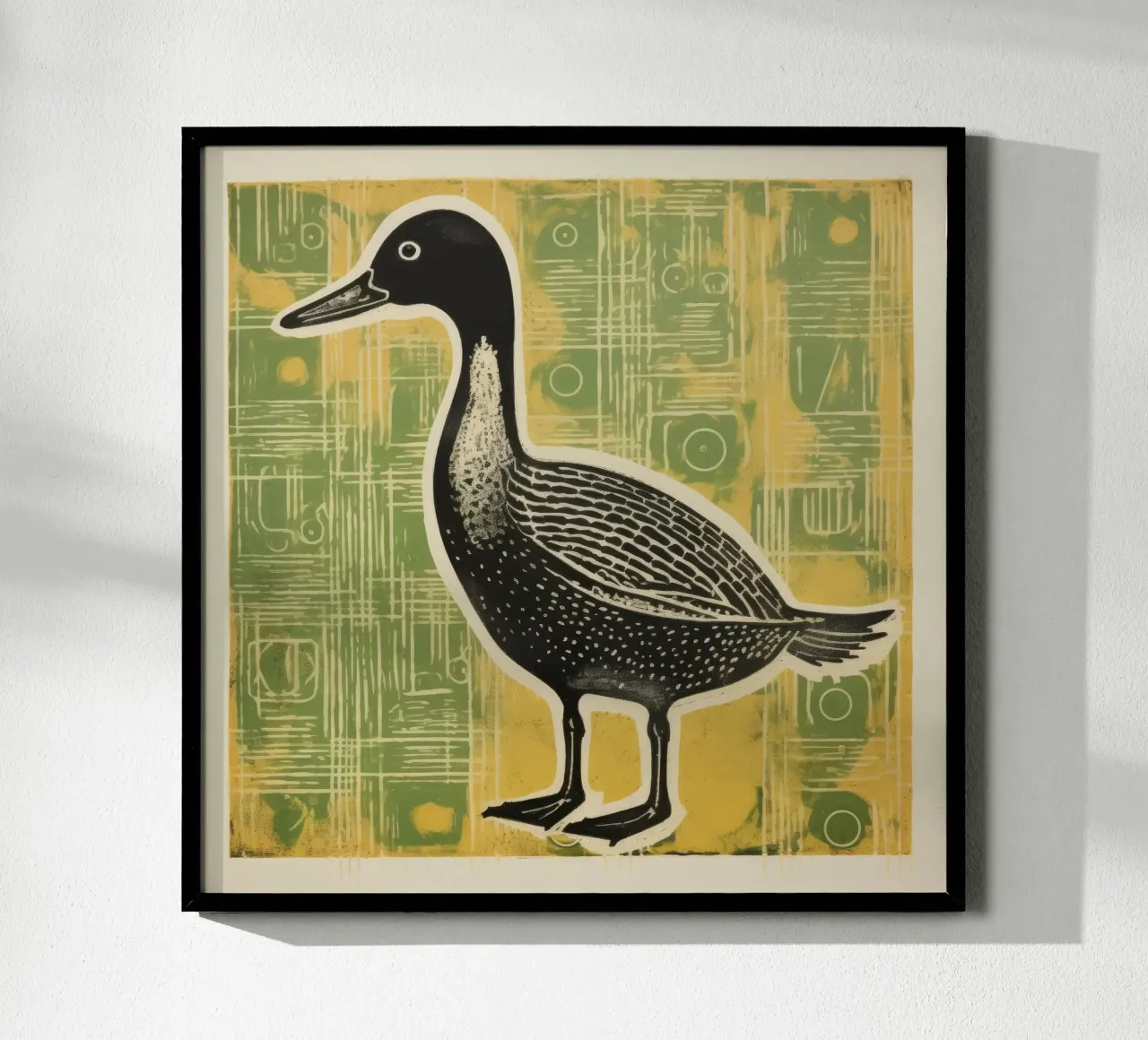 Anatra verde 4 carta hahnemühle da Minimal Animal Art