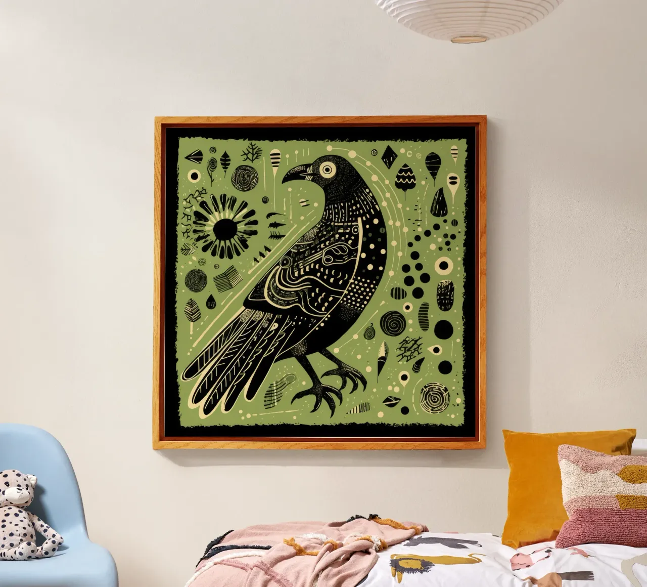 Aigle vert plexiglas de Minimal Animal Art