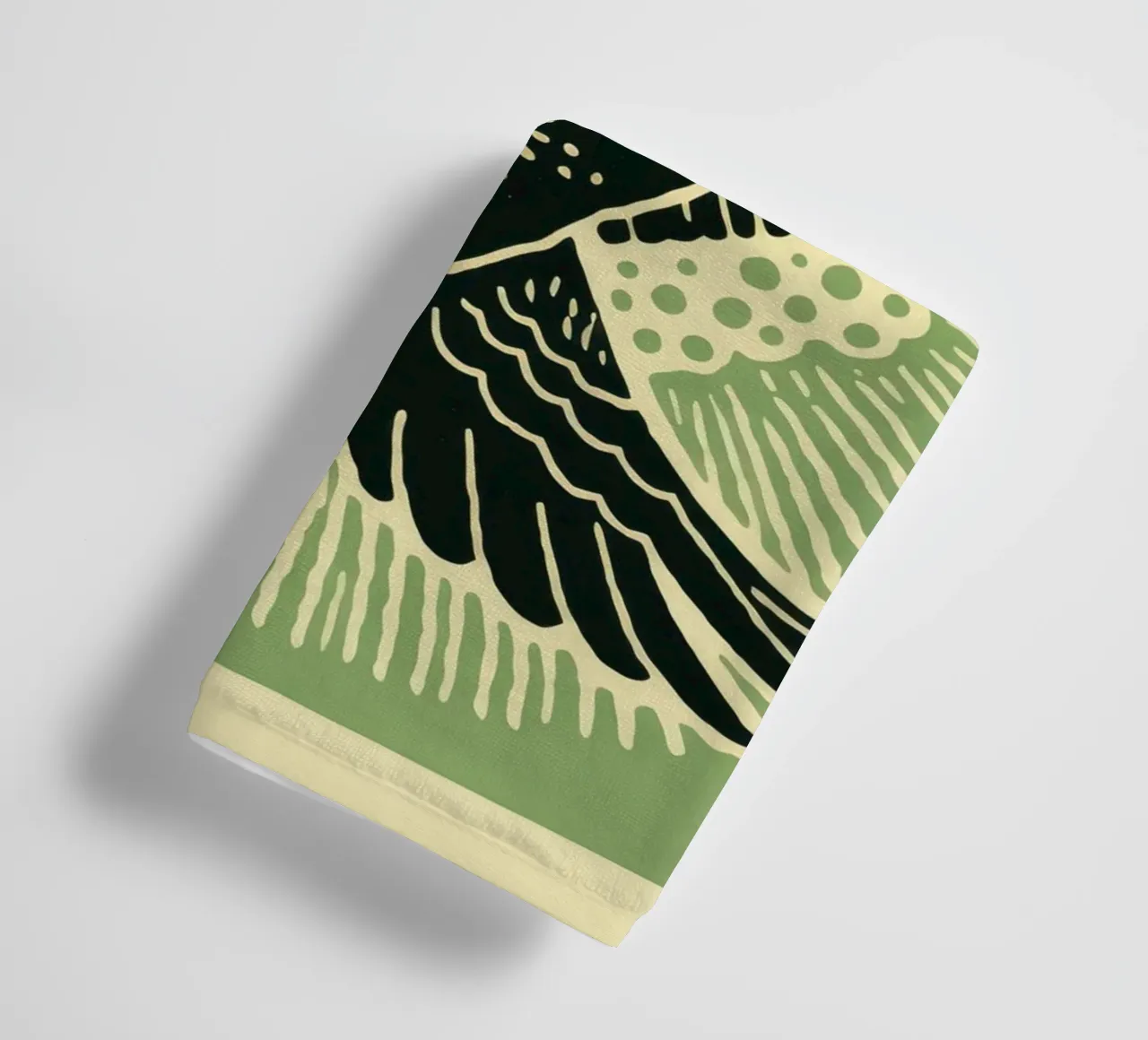 Aigle vert 3 serviette de bain de Minimal Animal Art