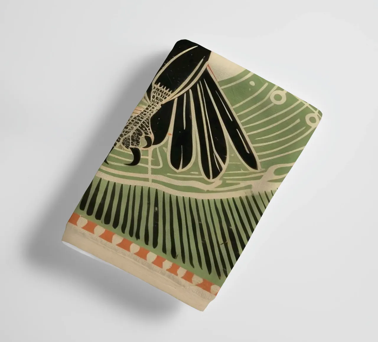 Aigle vert 4 serviette de bain de Minimal Animal Art