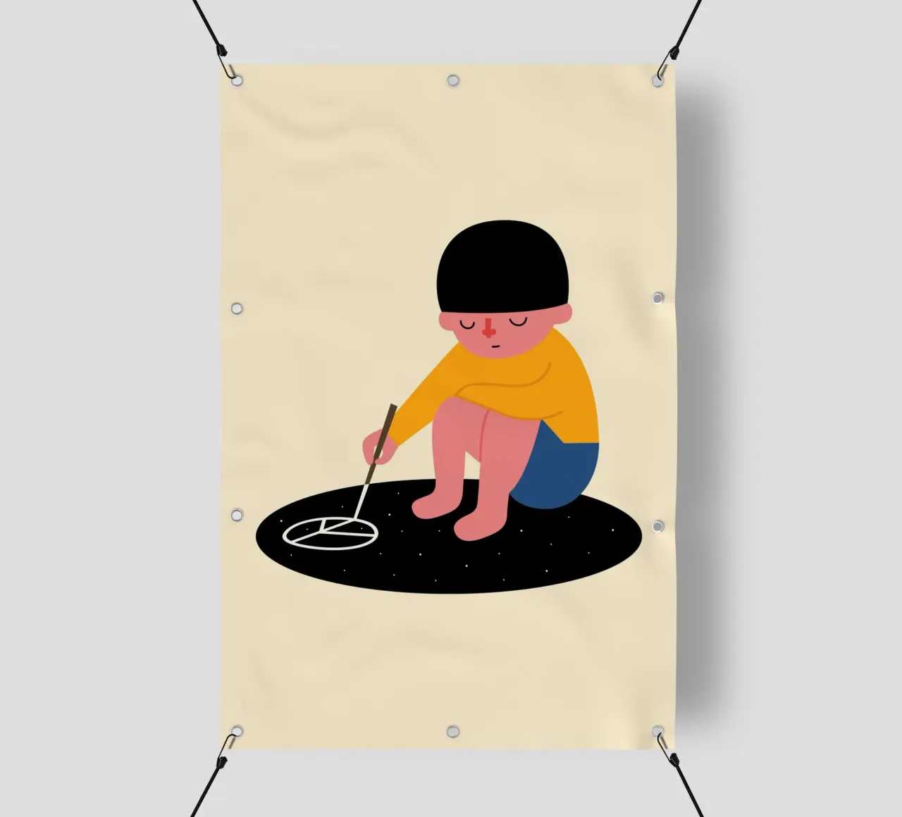 Pace per favore telo in pvc da Andy Westface