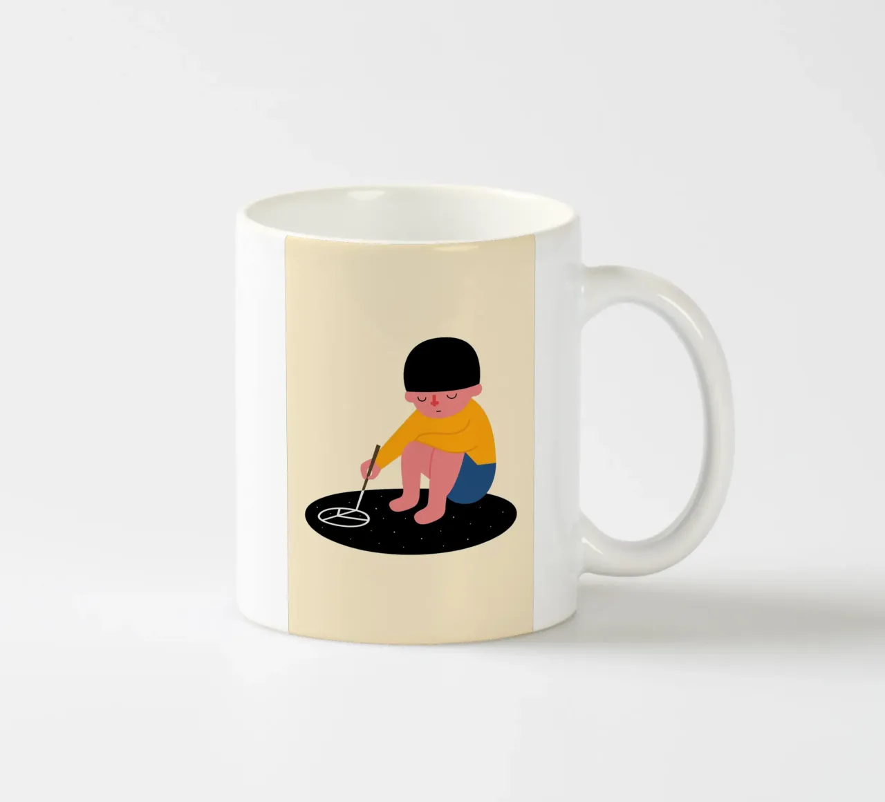 Pace per favore tazza in ceramica da Andy Westface