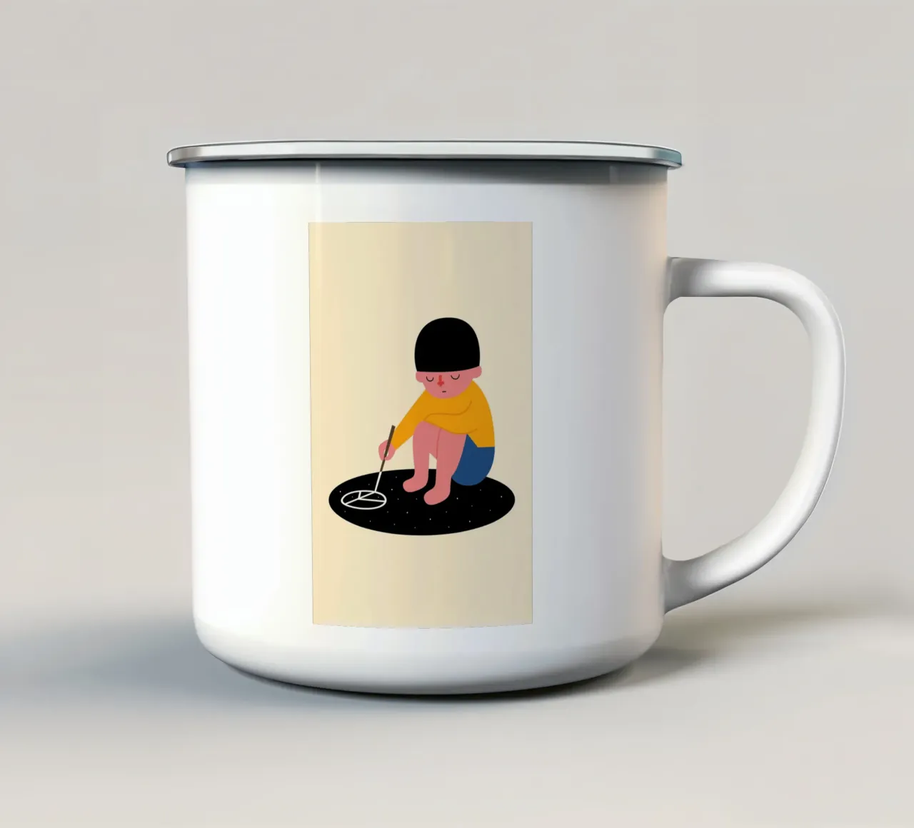 Pace per favore tazza in smalto da Andy Westface
