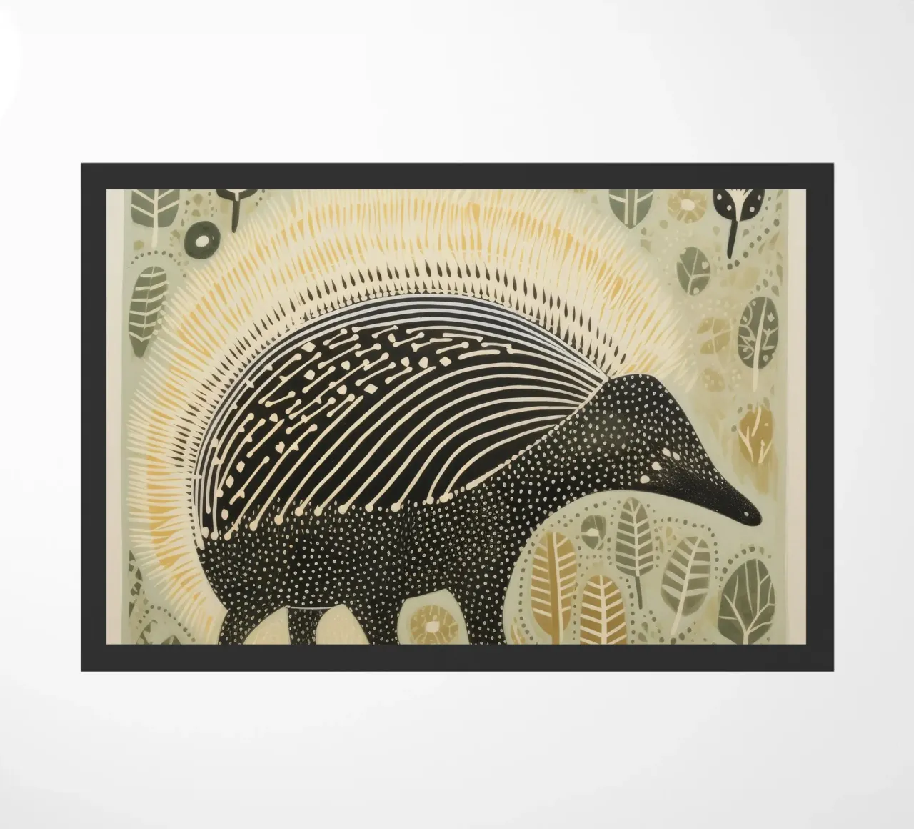 Echidna verde 1 zerbino da Minimal Animal Art