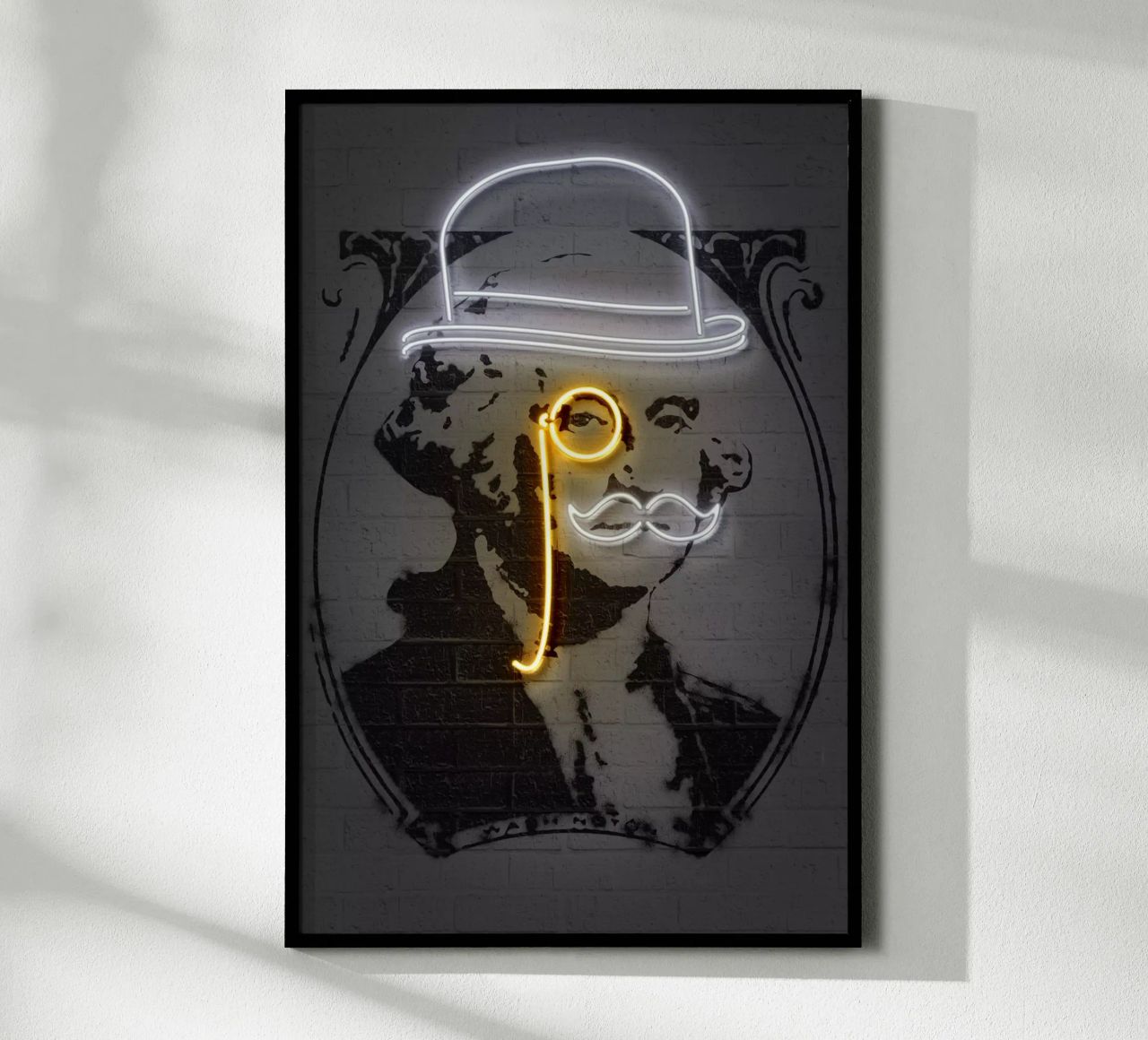 Washington poster avec cadre en aluminium de Octavian