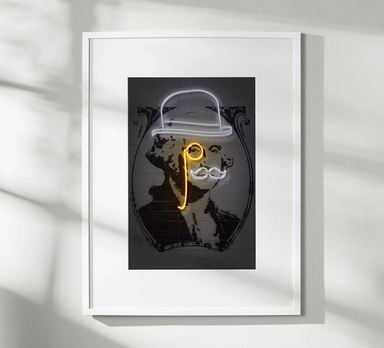 Washington poster avec cadre en aluminium de Octavian