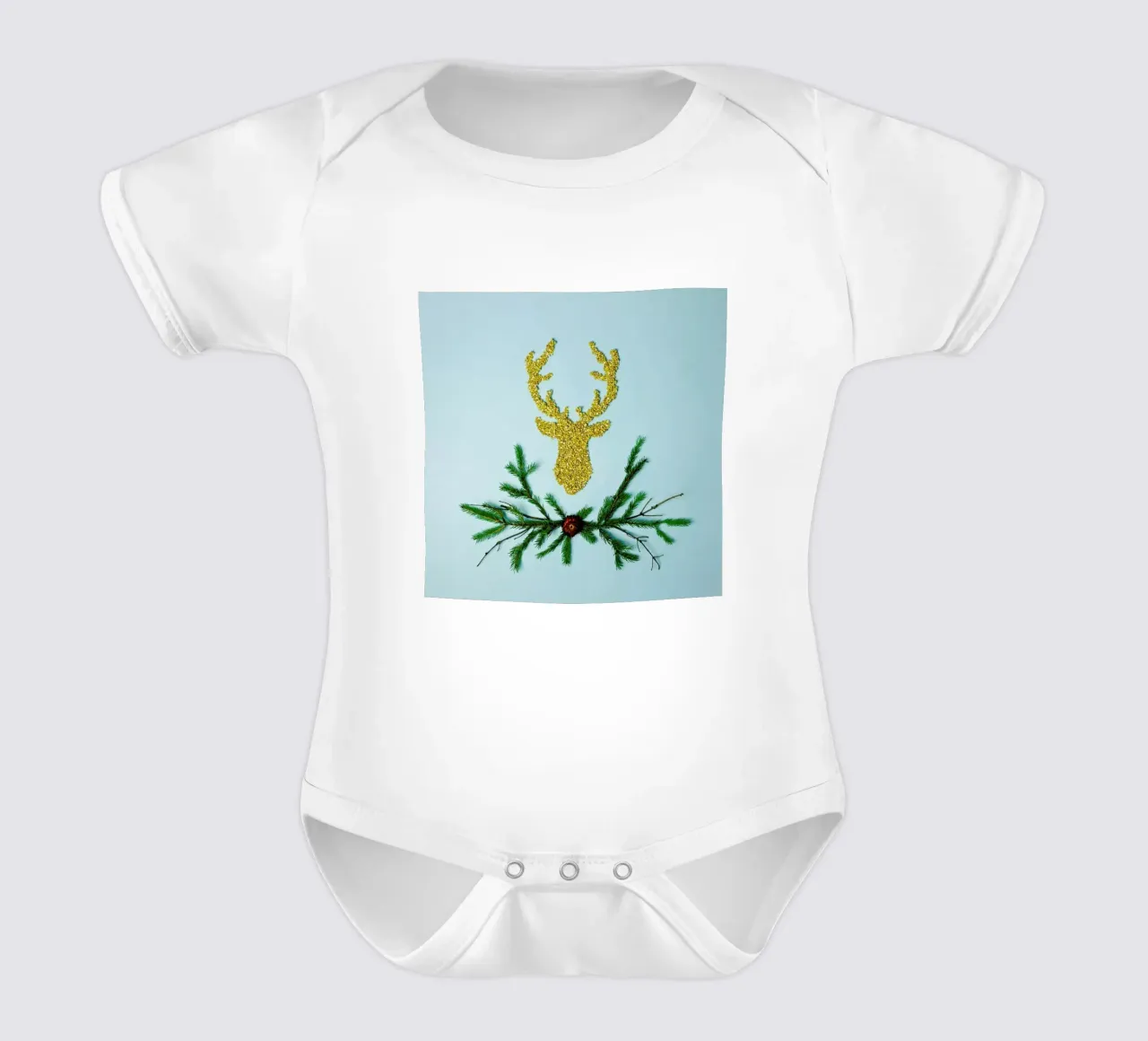 Buckwheat body neonato maniche corte da Juj Winn