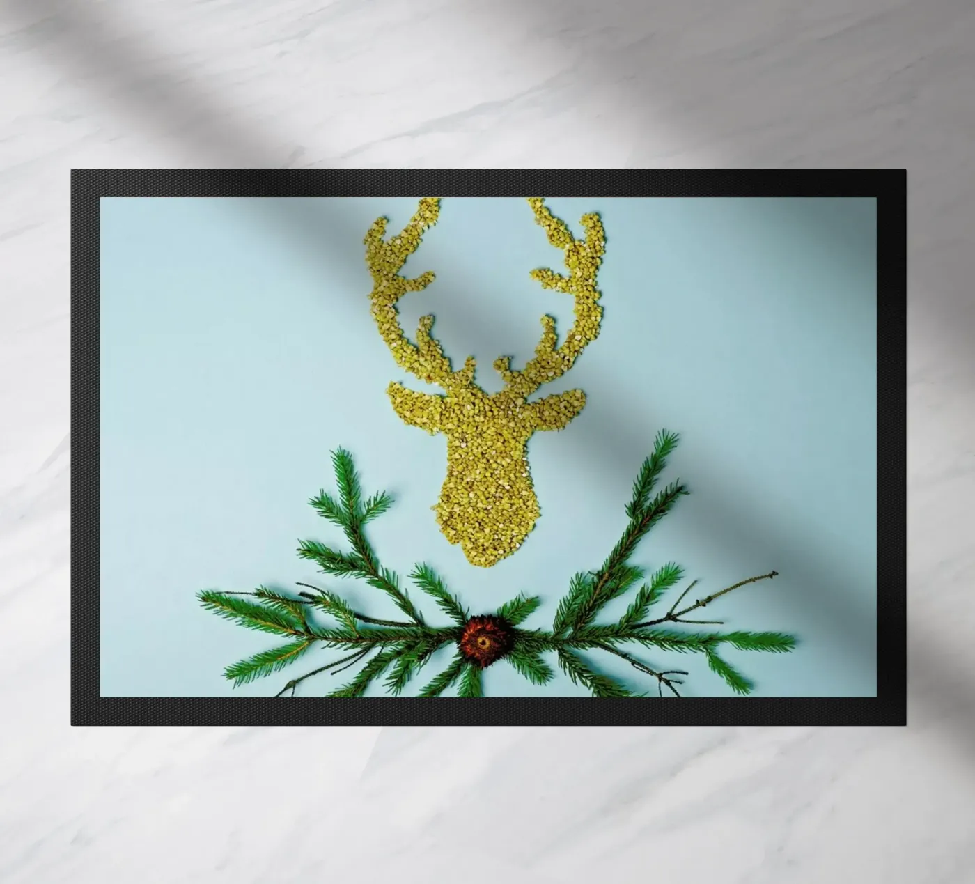 Buckwheat doormat by Juj Winn