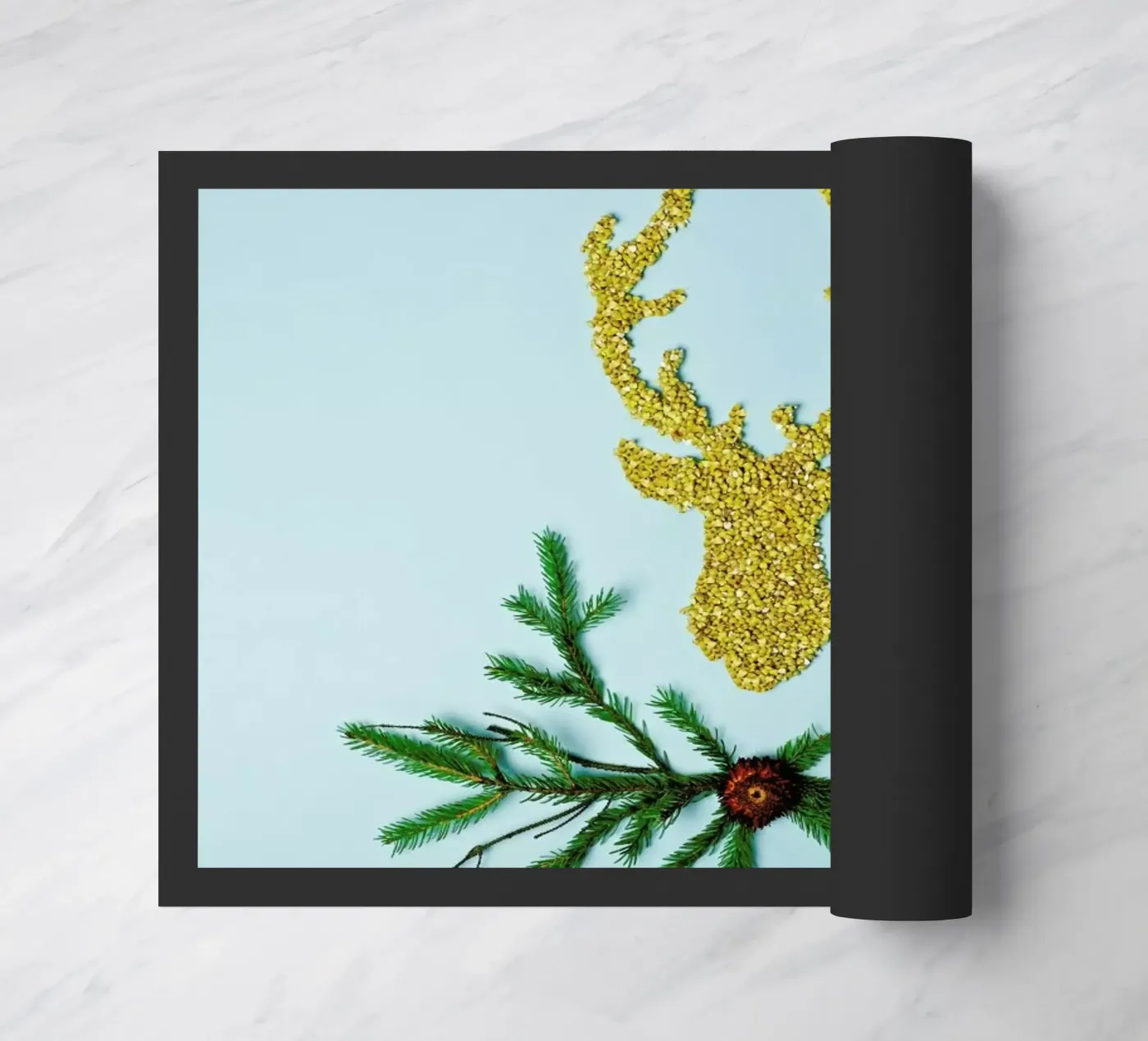 Buckwheat doormat by Juj Winn