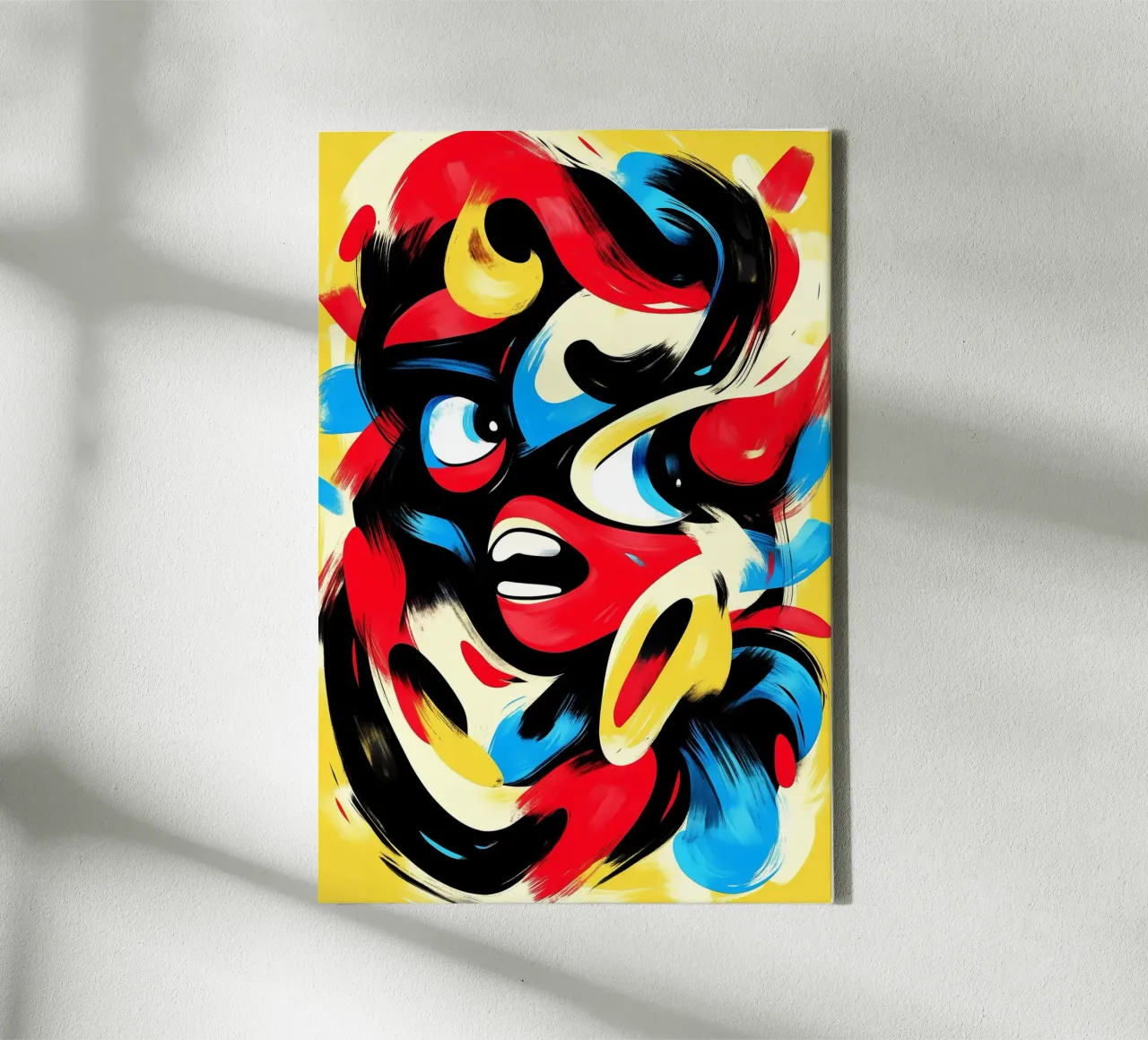 Schreiendes Chaos Leinwand von melipo-art