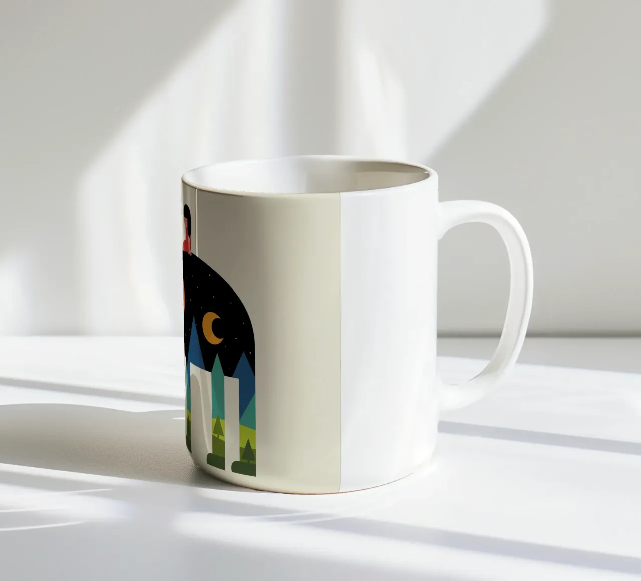 Su e giù tazza in ceramica da Andy Westface
