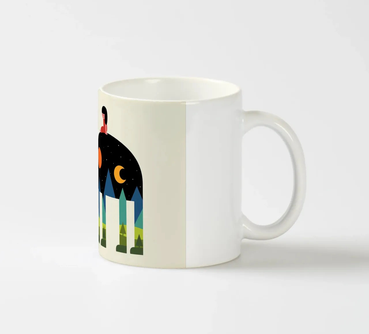 Su e giù tazza in ceramica da Andy Westface