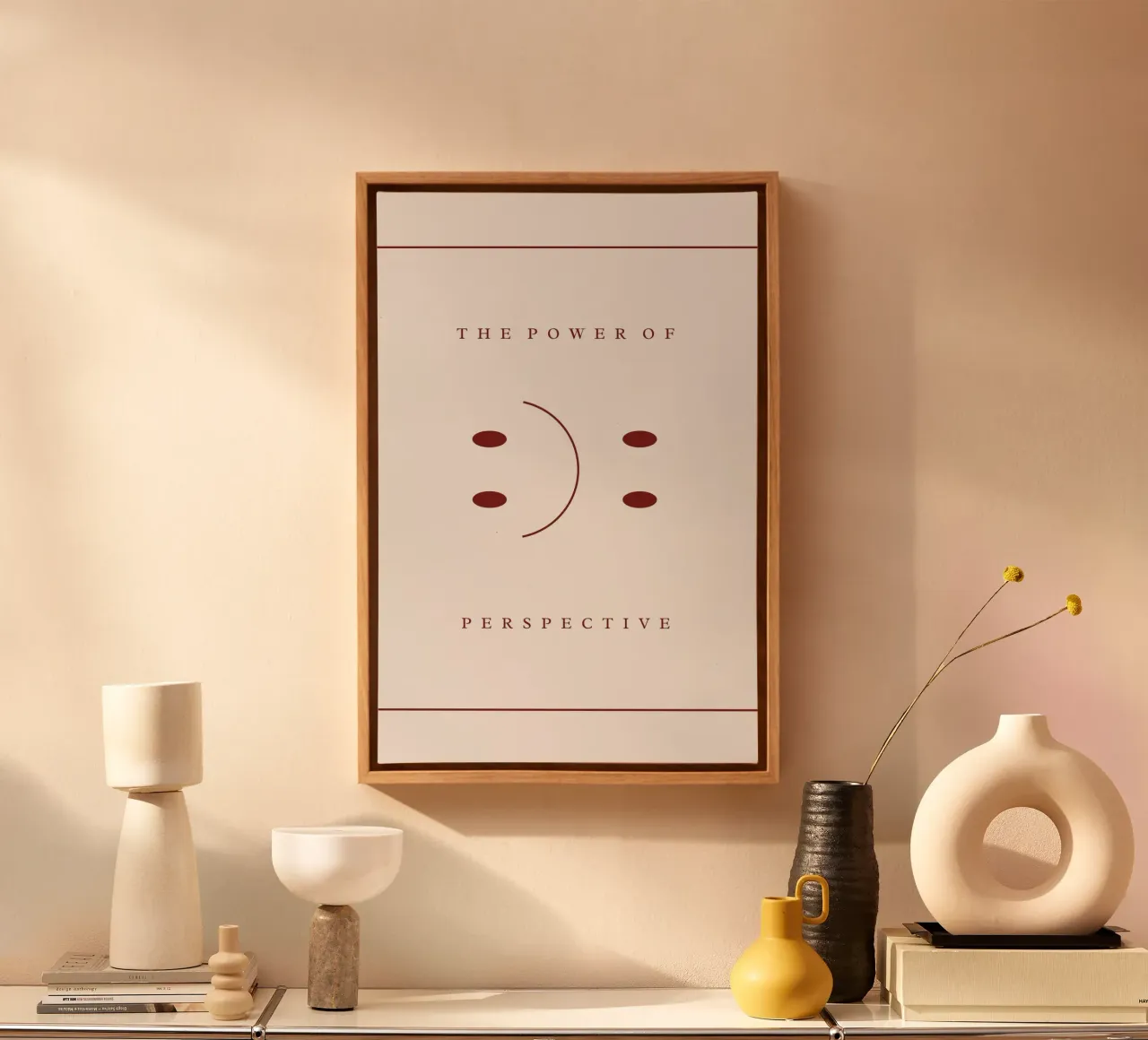 The Power of Perspective Print canvas by KOKRPrints