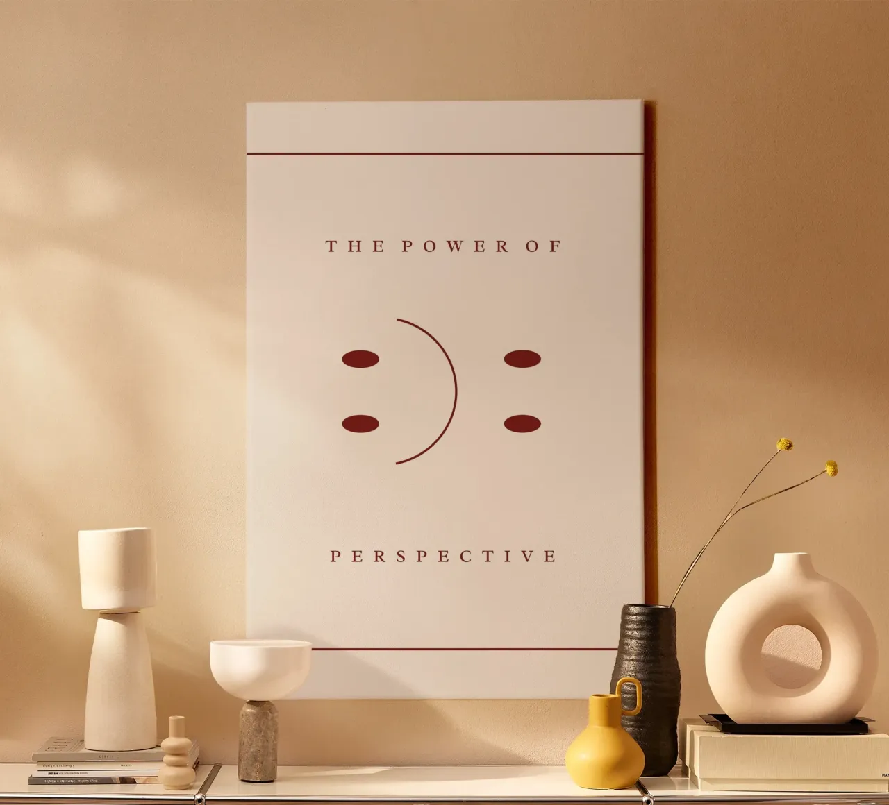 The Power of Perspective Print canvas by KOKRPrints