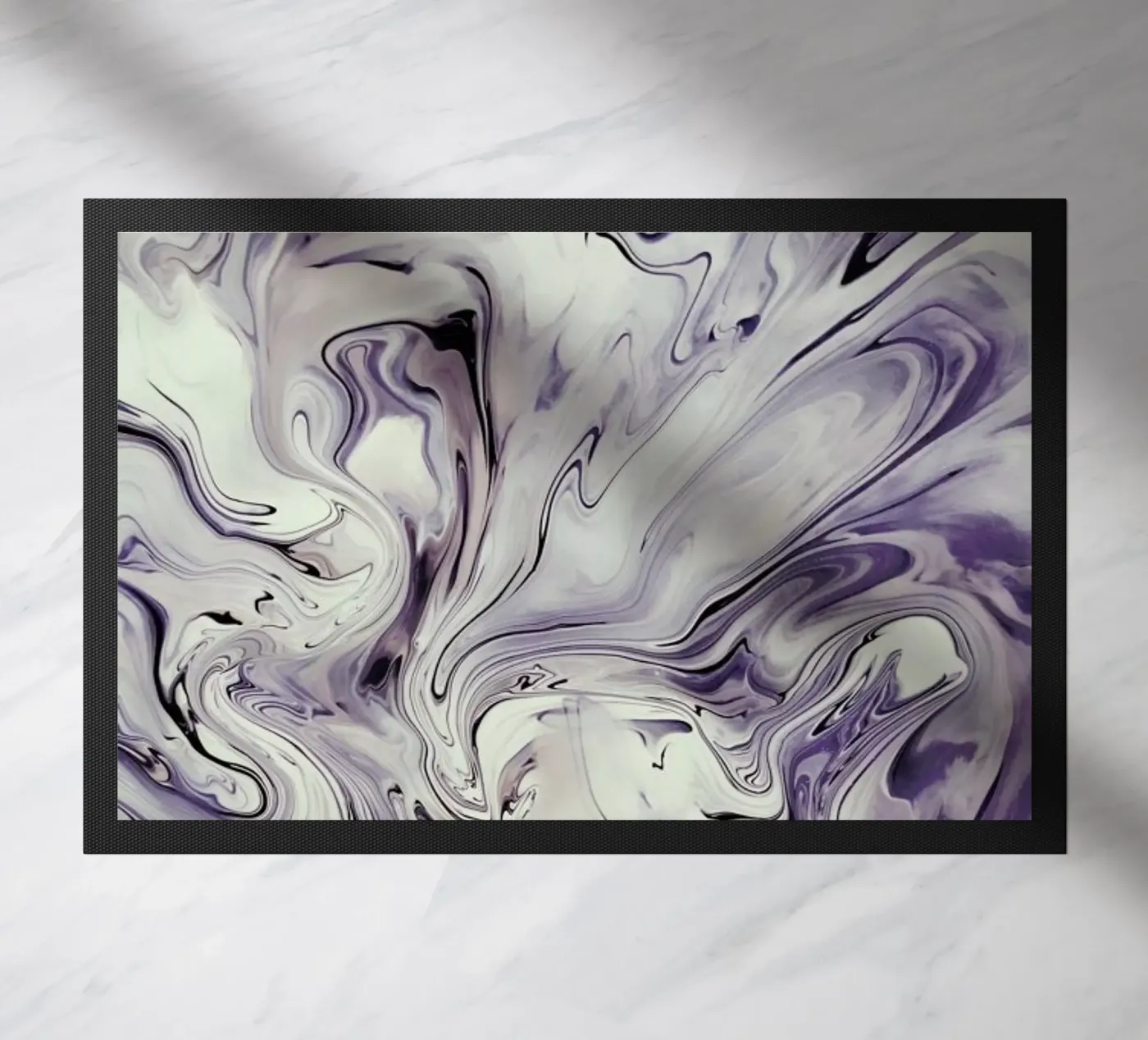 Obsidian doormat by Galaxy Eyes