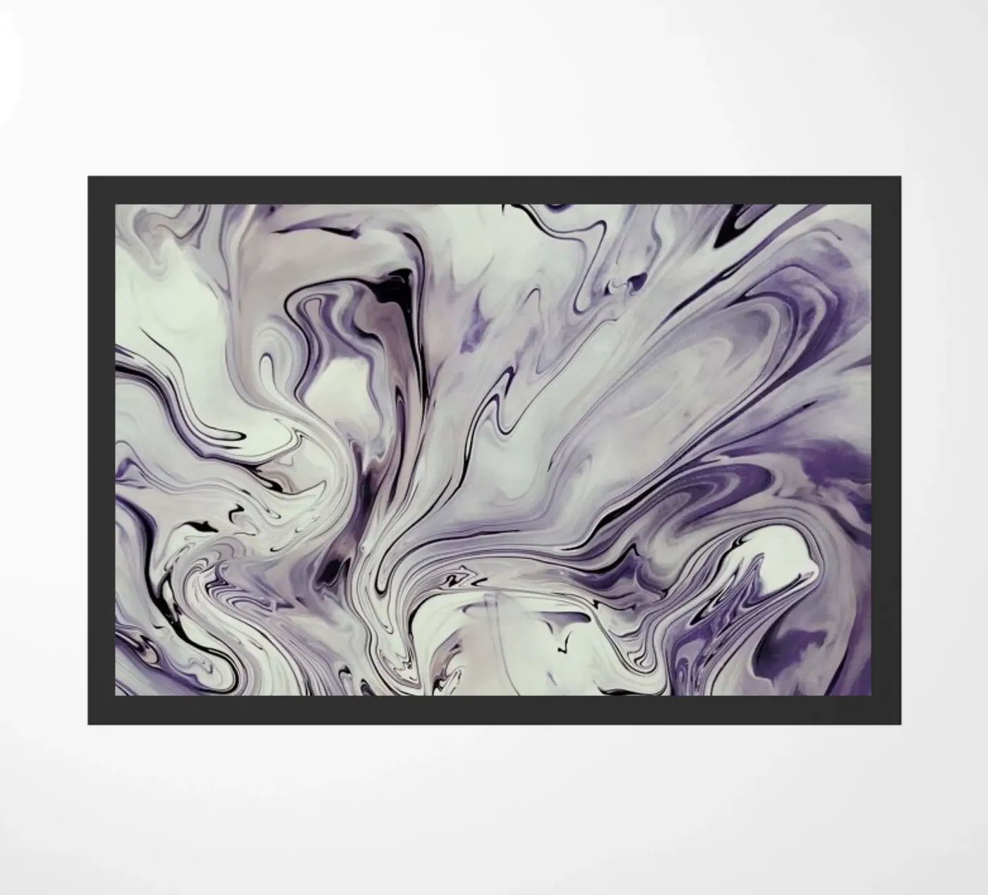 Obsidian doormat by Galaxy Eyes