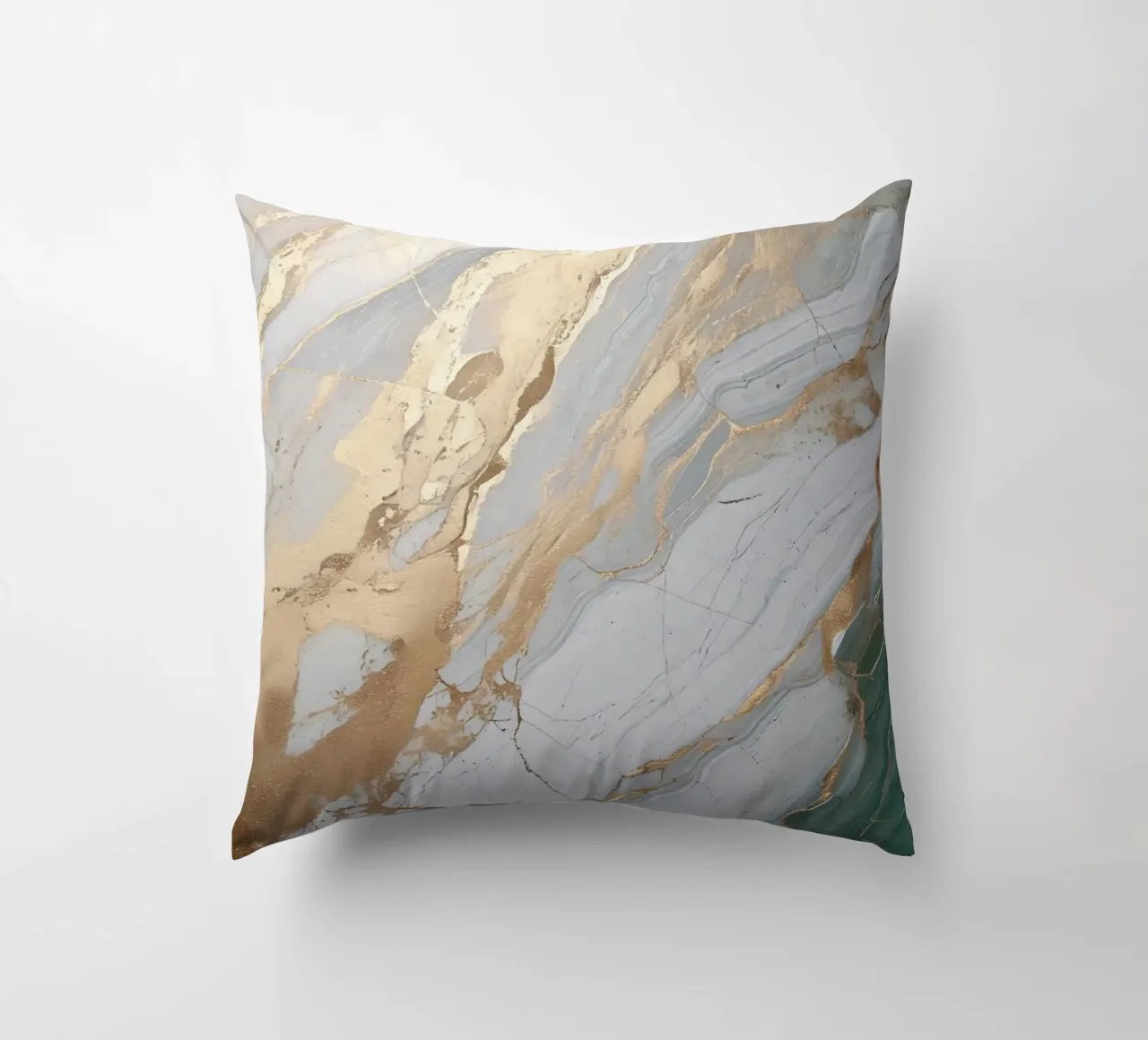 Weiß Gold Stein Aura Achat - Harmonie Chakra Selbstliebe cuscino da bujaboom