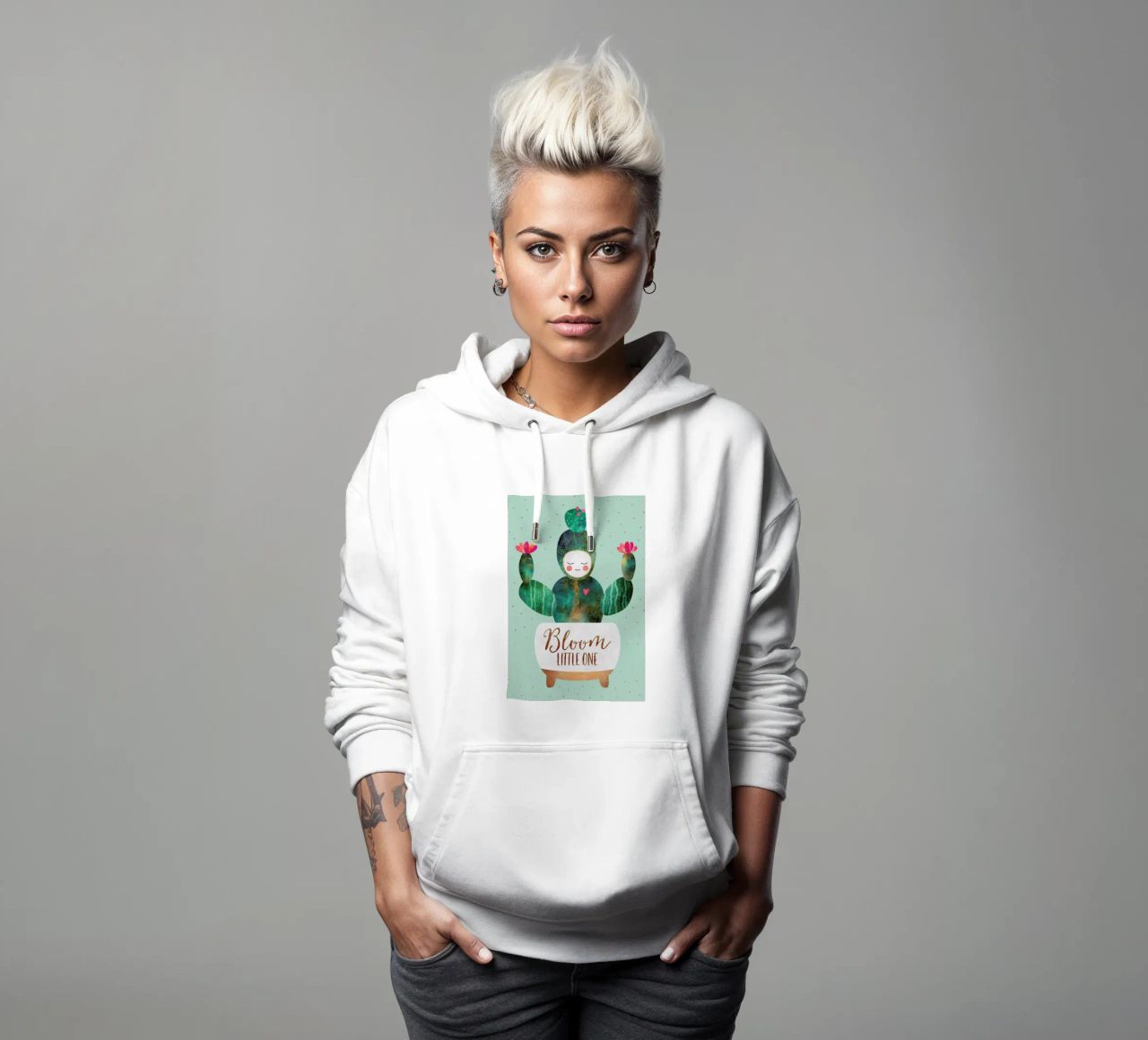 Bloom Little One felpa con cappuccio da Elisabeth Fredriksson