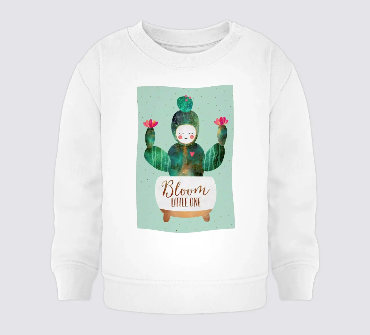 Bloom Little One baby sweatshirt by Elisabeth Fredriksson